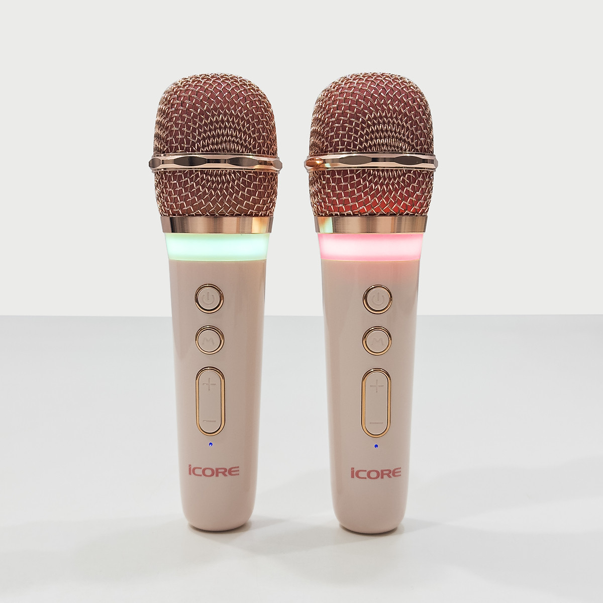 Bộ Loa Karaoke Mini Cổ Điển Bluetooth iCore VSM99 Kèm 02 Micro - Hàng chính hãng