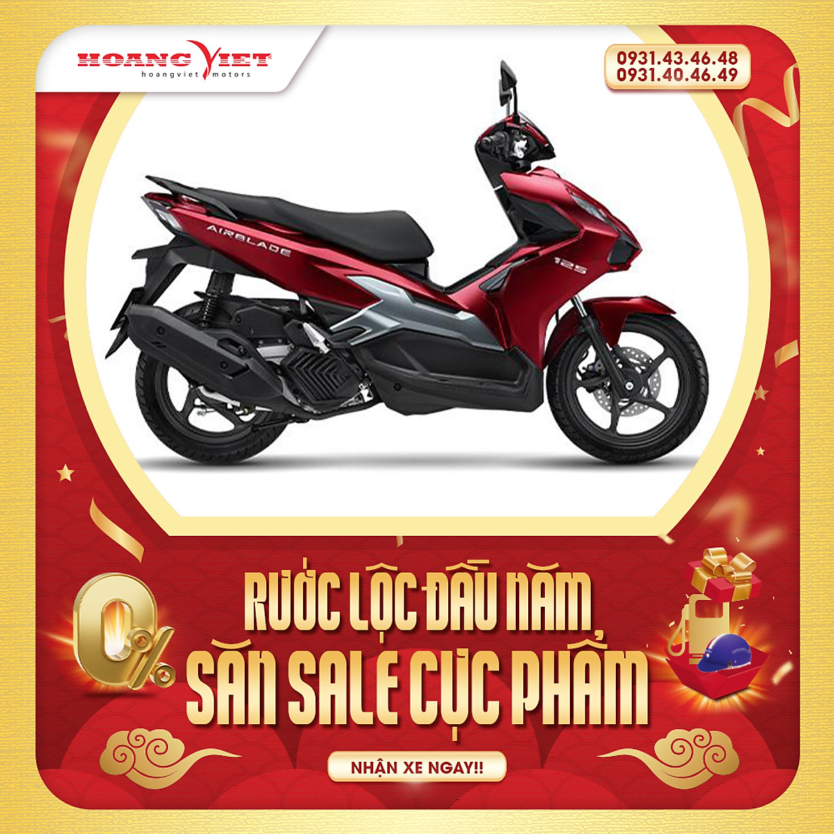 Xe máy Honda Air Blade 125cc 2025 - Phiên Bản Tiêu Chuẩn