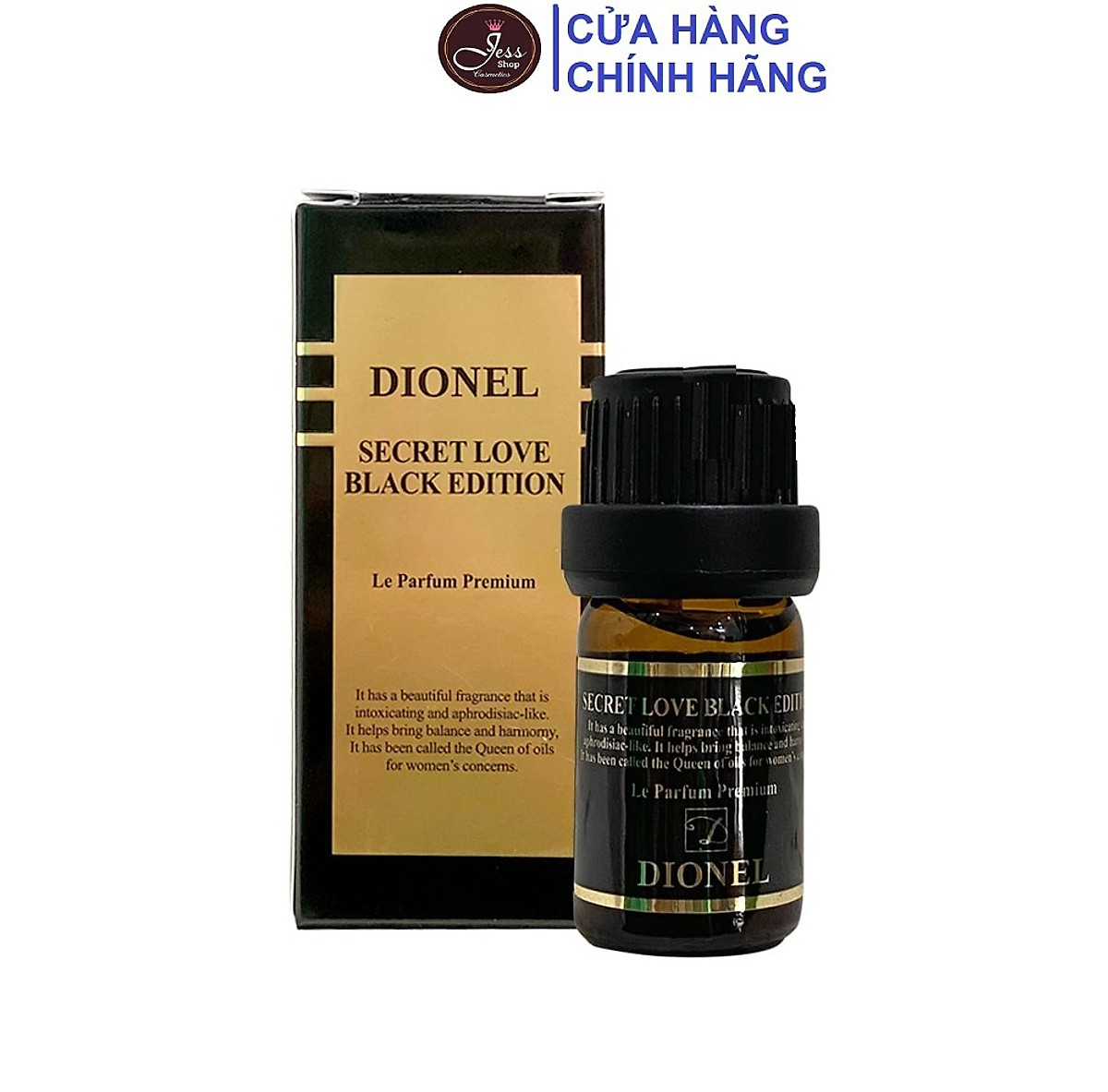 Nước Hoa Vùng Kín Dionel Secret Love Black Edition Inner Parfume Oil 5ml