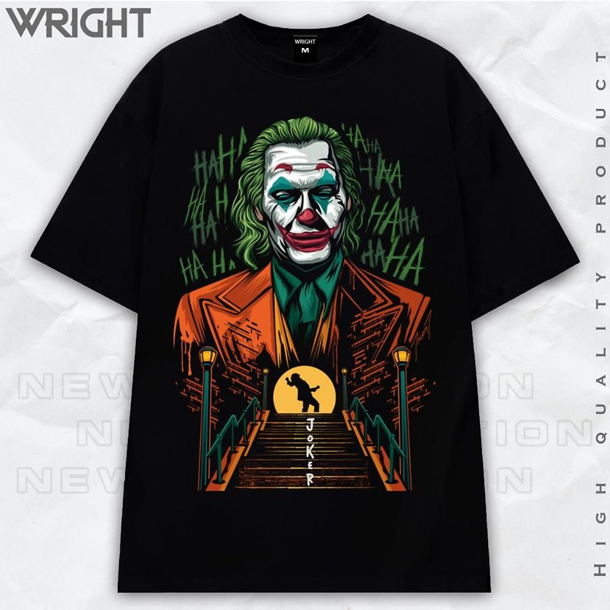Dc Comics Joker Vintage Joker Art Short Sleeve Graphic Tee Unisex ...