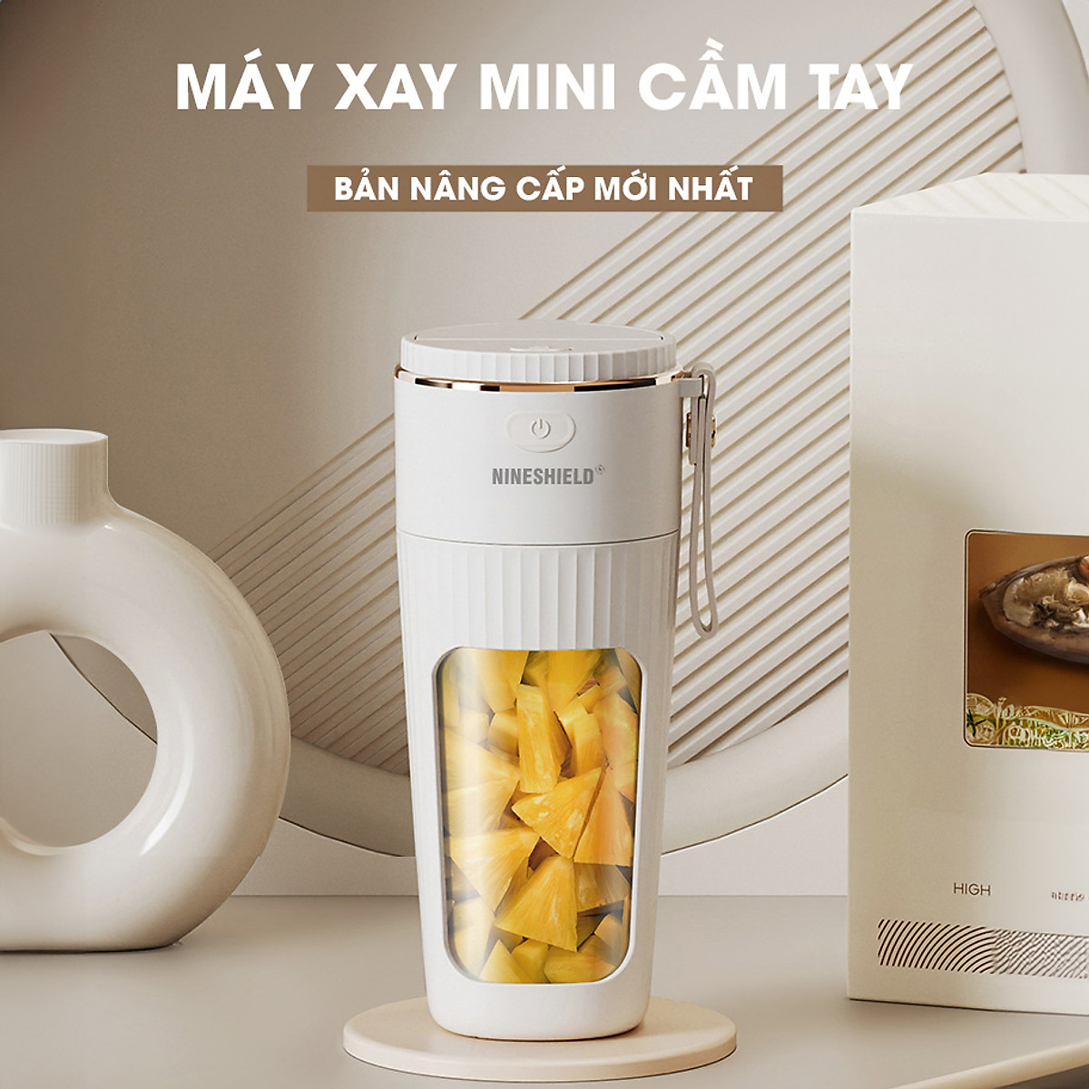 Máy xay sinh tố cầm tay Nineshield NS025 - Hàng chính hãng