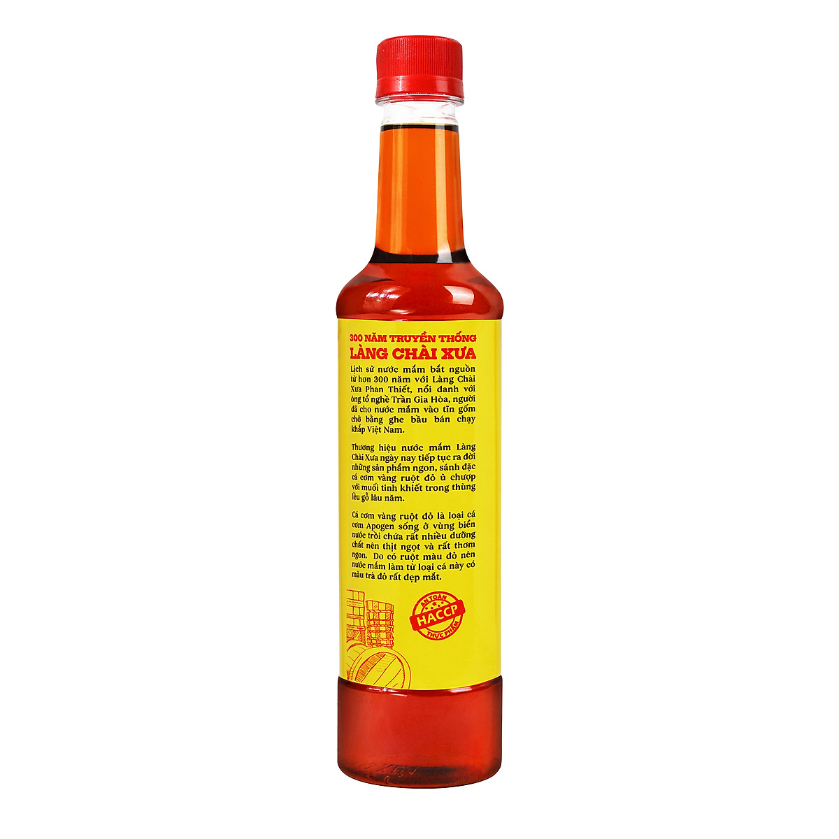 Đặc Sản Phan Thiết - Thùng 6 Chai Nước Mắm Nhỉ Cá Cơm Vàng Ruột Đỏ Làng Chài Xưa 525Ml/Chai Cá Ngon Vùng Nước Trồi 300 Năm Truyền Thống