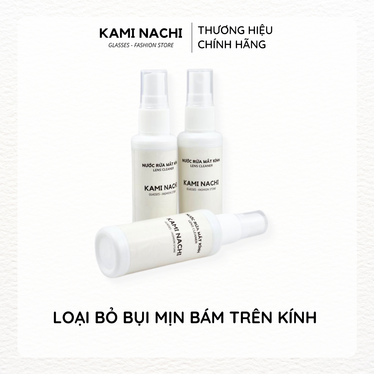 Nước xịt rửa mắt kính chuyên dụng KAMI NACHI 50ml