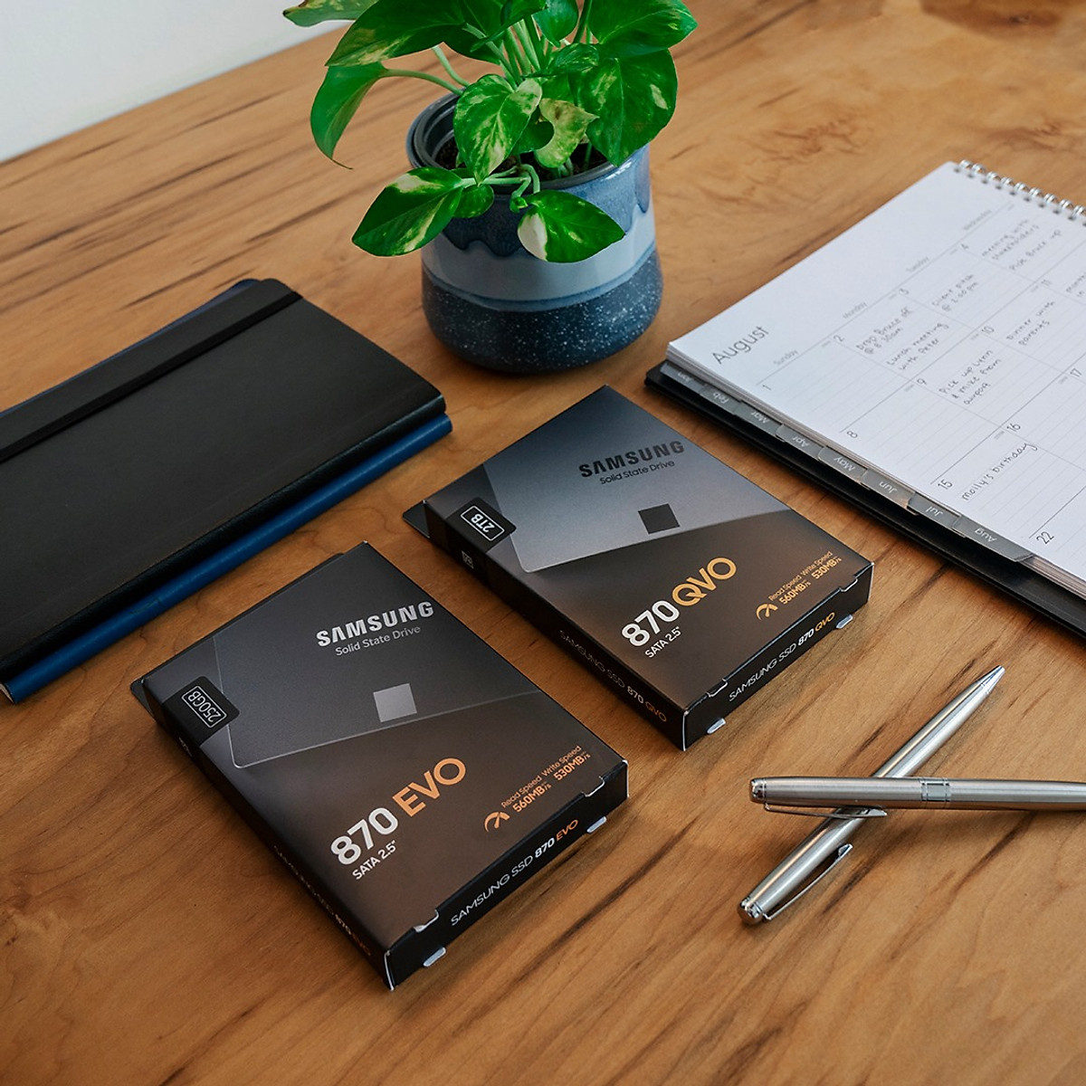 Ổ cứng gắn trong SSD Samsung 870 QVO 1TB | 2TB 2.5 inch SATA 3 - Hàng chính hãng