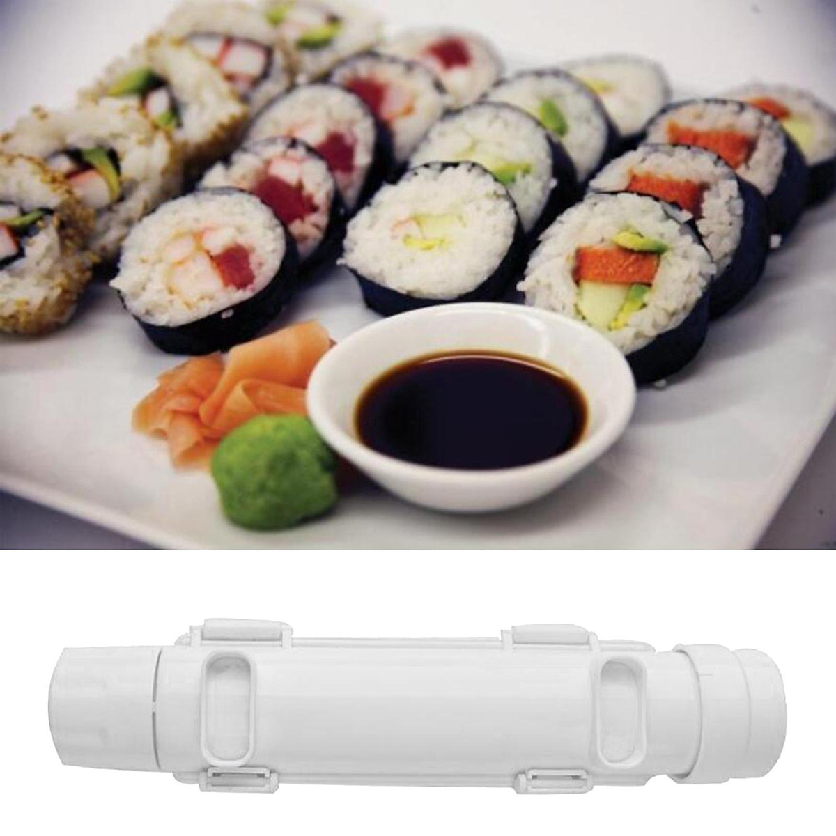 Sushi Maker Plastic Sushi Roller Tool Easy Sushi Cooking Rolls ...