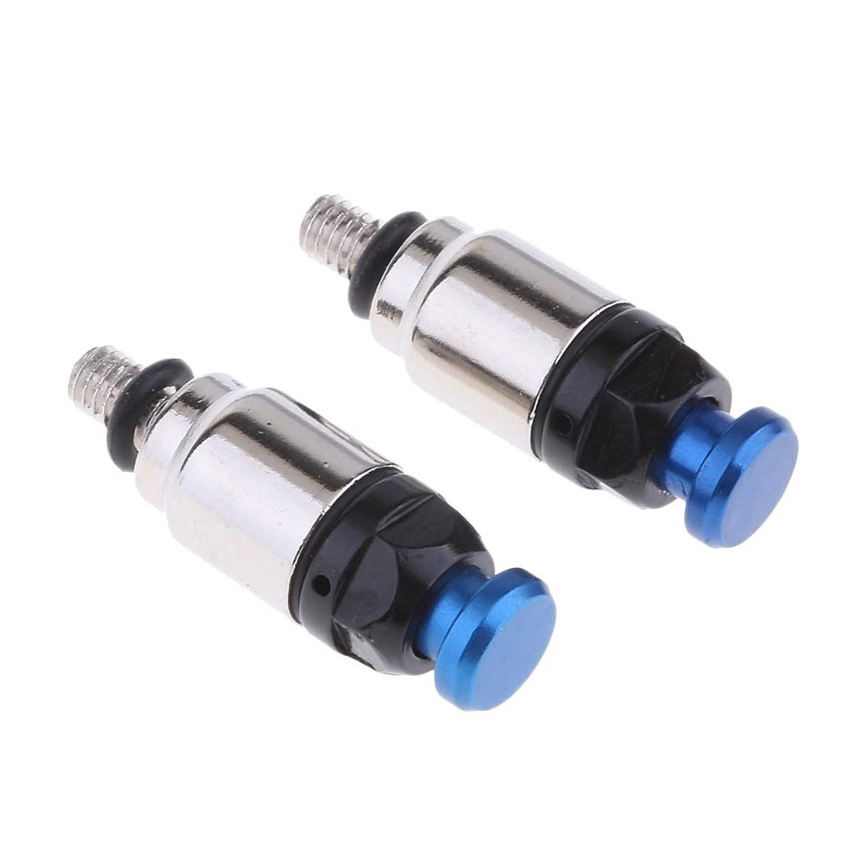 Blue M4 x 0.7mm Dirt Bike Fork Air Bleeder Pressure Relief Valve for