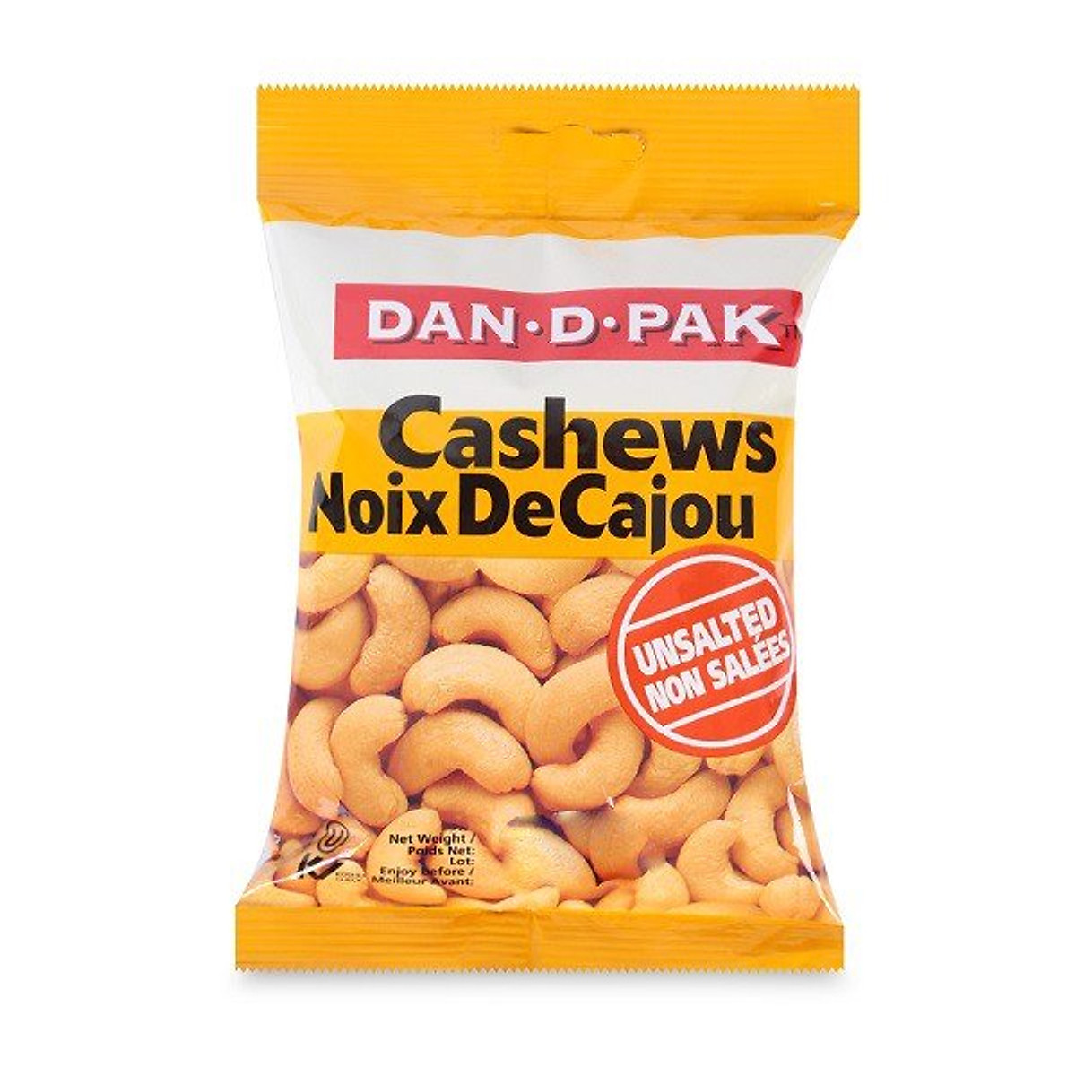 Mua DAN D PAK - HẠT ĐIỀU KHÔNG MUỐI GÓI 100G