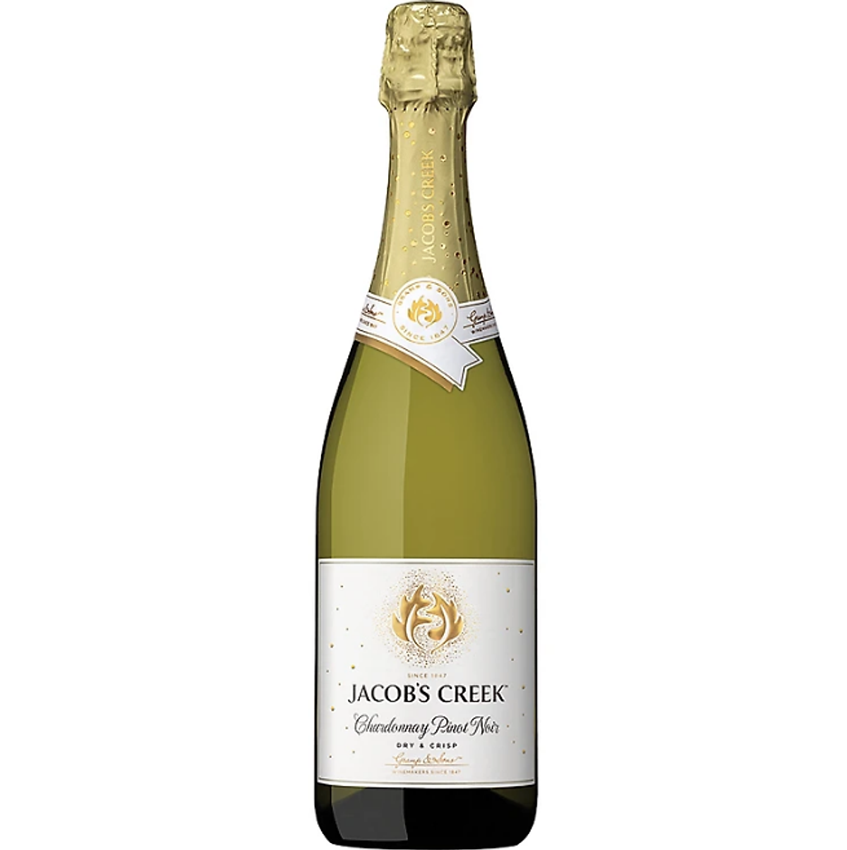 {Freeship 50K} Rượu vang nổ sparkling Jacob's Creek Chardonnay Pinot Noir 750ml 10.5% - 12.5% - Không Hộp