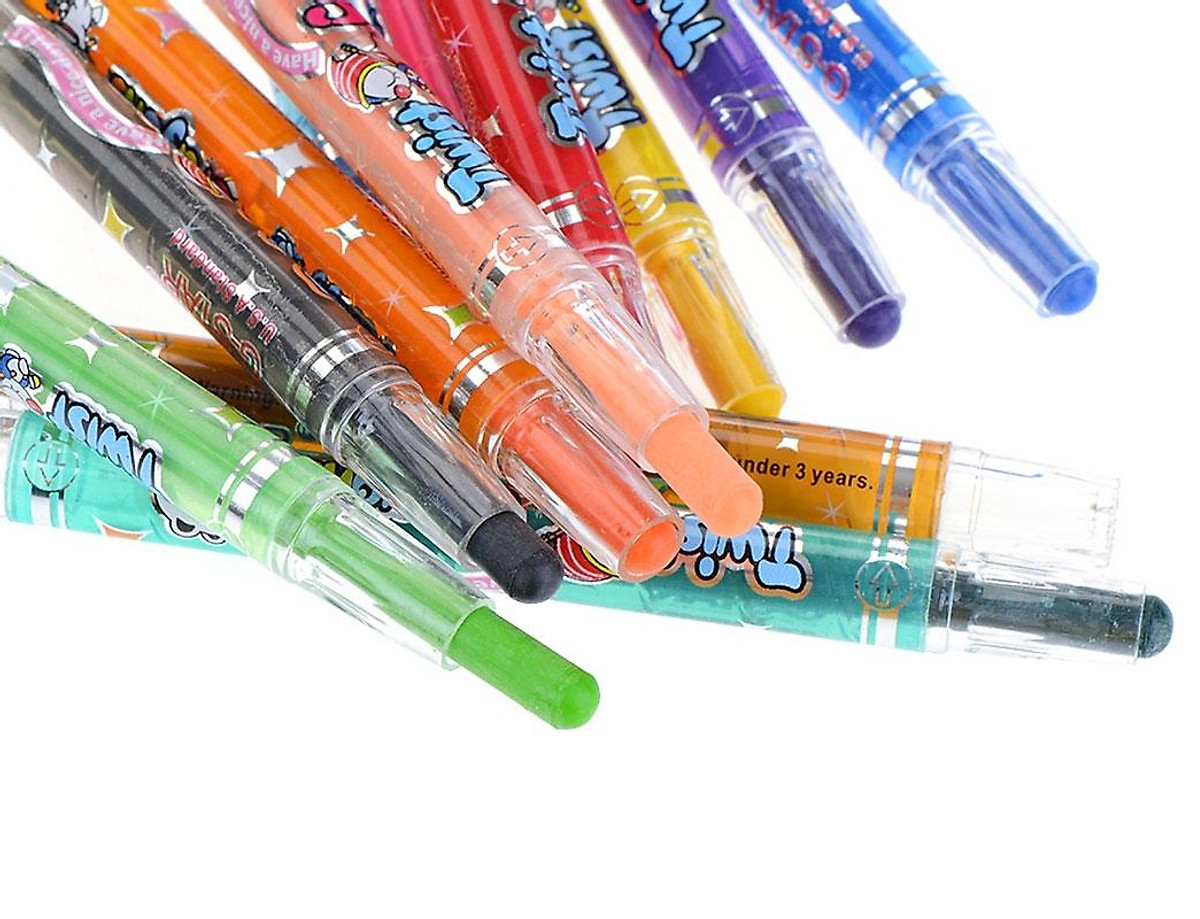 Bút Sáp Vặn Ngắn HQ G-Star 906-18 - Giao Mẫu Ngẫu Nhiên