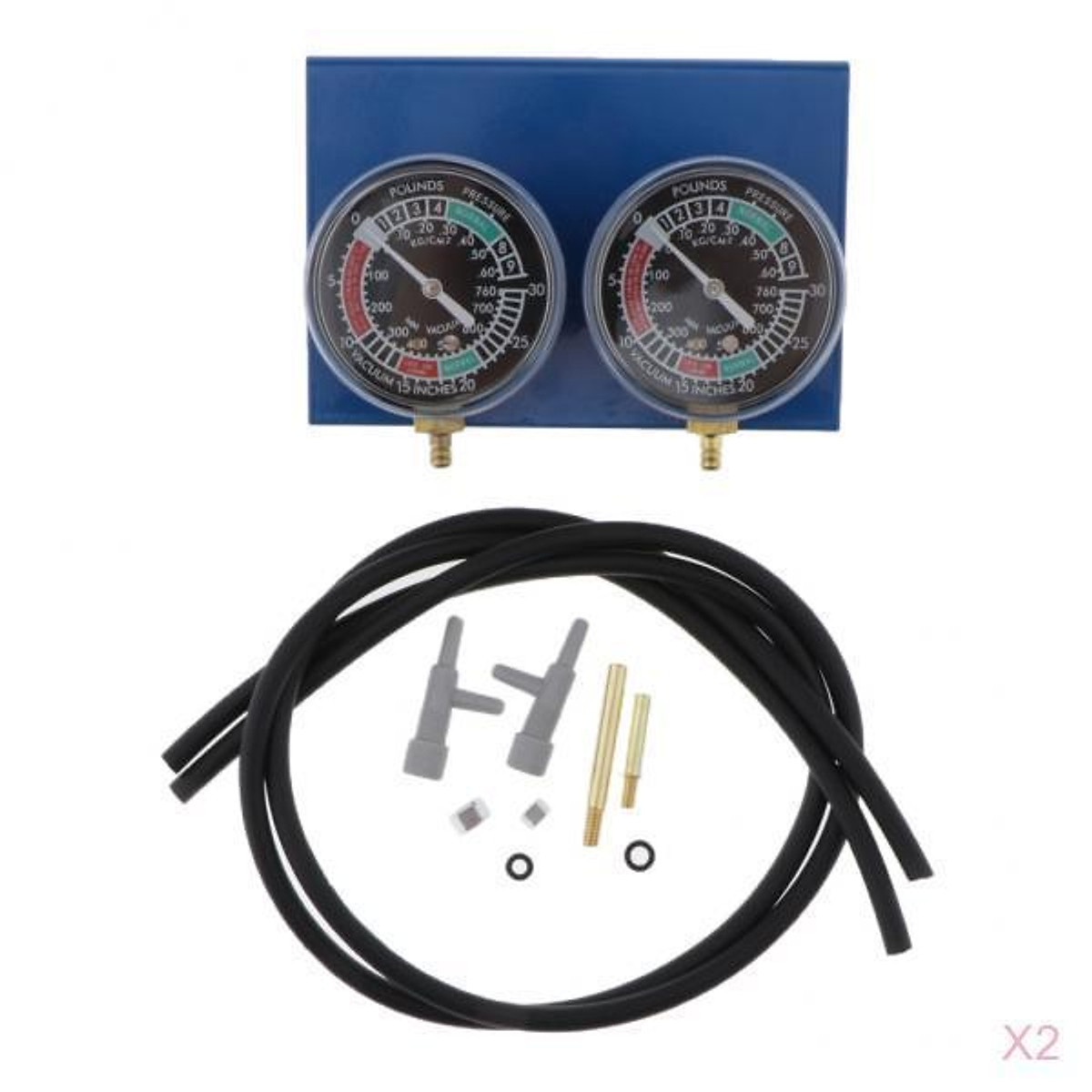 Mua 2x Vacuum Gauge Carb Synchronizer Vacuum Balancer Gauge 2 Cylinder Set tại WonderTECH