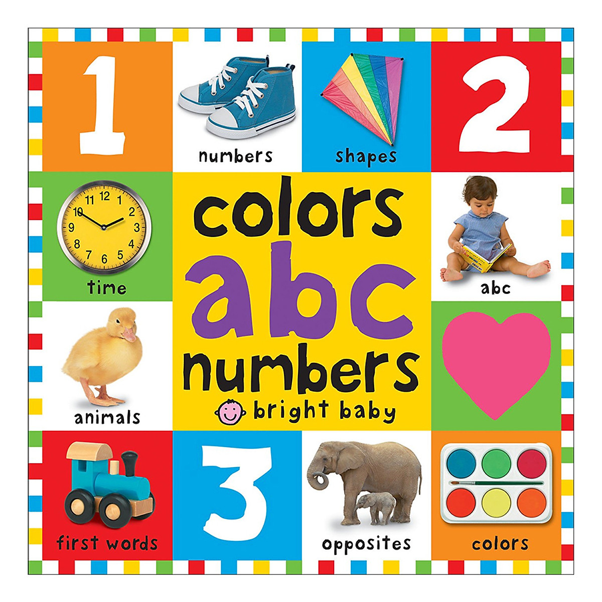 Colours ABC Numbers: First 100 Books - First 100 Books (Board book)