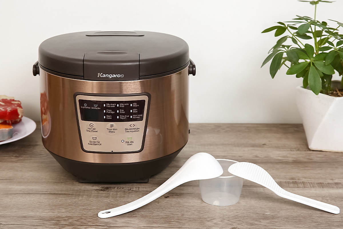 Nồi cơm điện tử Kangaroo 1.8 lít KG18DR7 - Hàng chính hãng