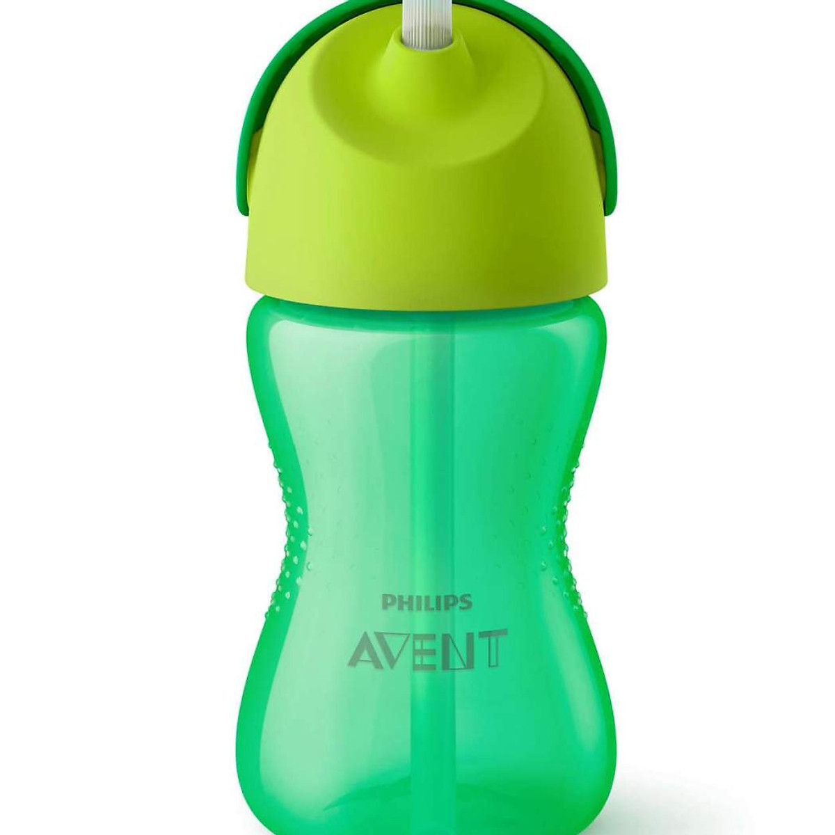 Bình tập uống Philips Avent cho bé 12 tháng - có ống hút - nhựa PP 300ml