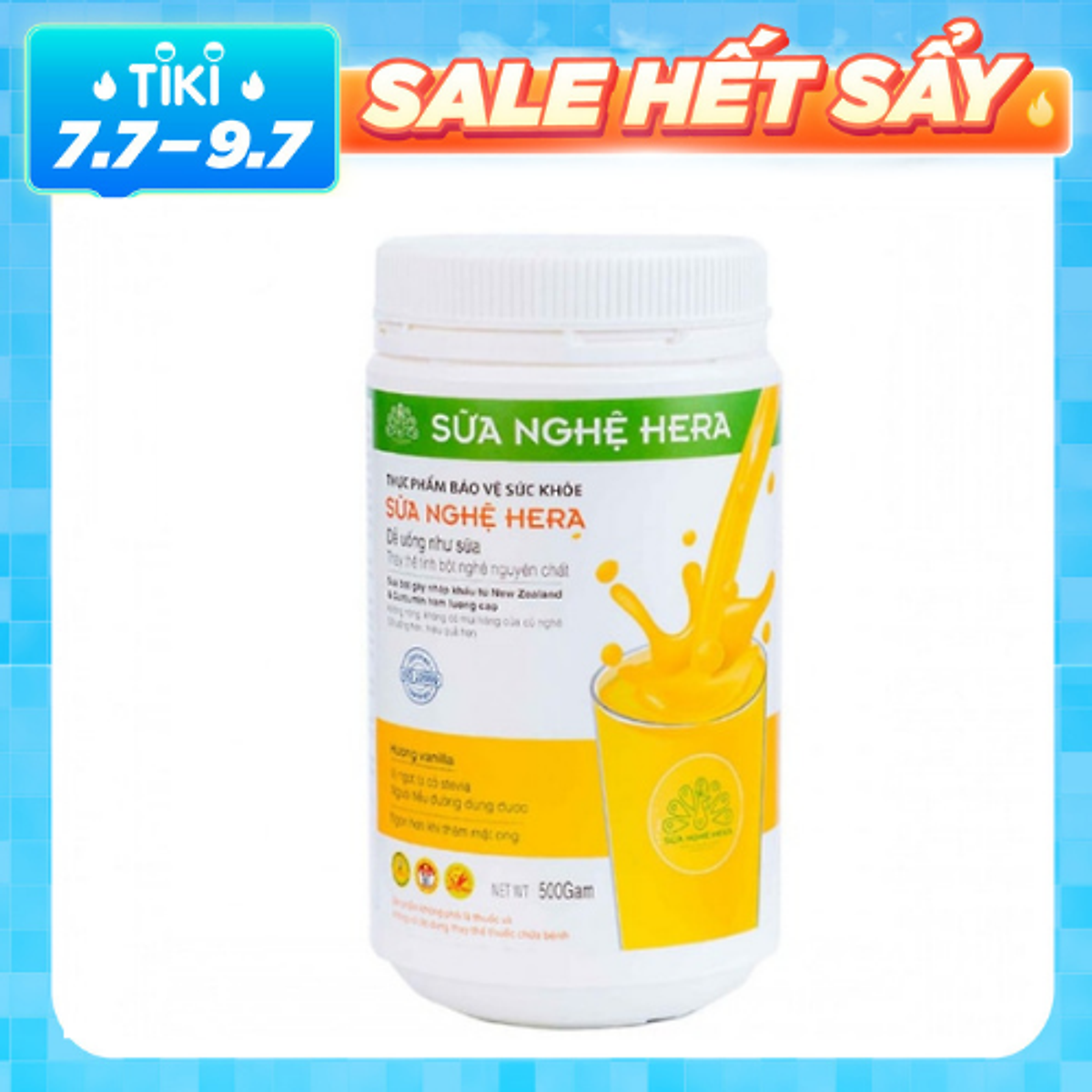 SỮA NGHỆ HERA HỘP 500GR THAY THẾ TINH BỘT NGHỆ