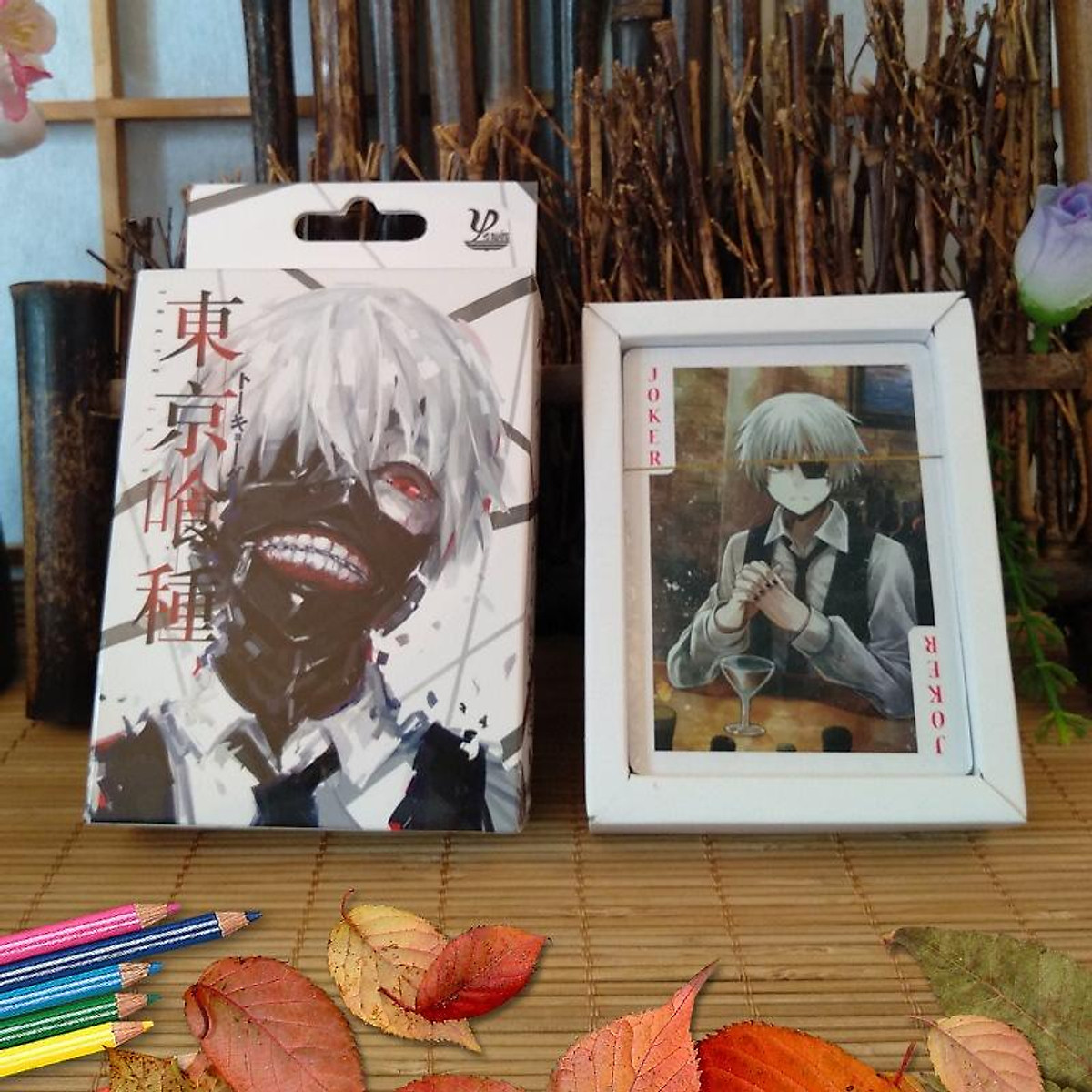 Mua Bộ Bài Tây Anime Tokyo Ghoul,Ngạ Quỷ Vùng Tokyo Nhật Bản Bộ Tú Poker 54  Lá In Hình Manga Dễ Thương Độc Đáo