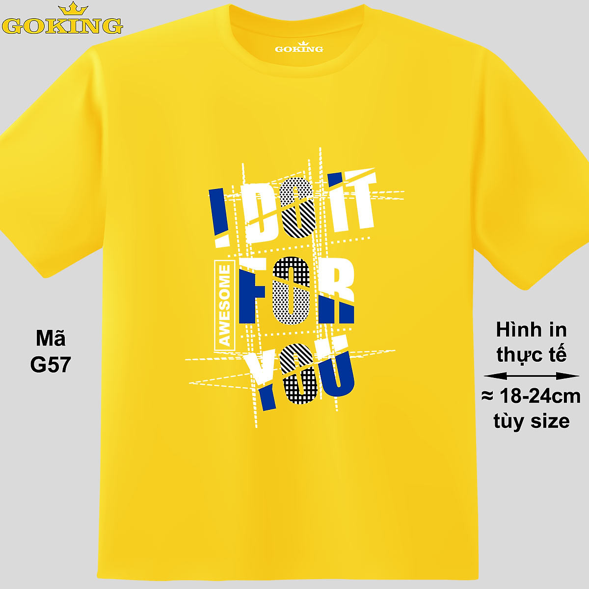 Mua Crazy sale 2023 - I DO IT FOR YOU, mã G57. Áo thun Goking hàng hiệu cao cấp. Áo phông in chữ đẹp cho nam nữ, cặp đôi, gia đình. Quà tặng cao cấp cho người thân, doanh nghiệp. - Đỏ tươi, vải thun lạnh - XS tại GOKING Mua Crazy Sale 2023 - I Do It For You, Mã G57. Áo Thun Goking Hàng Hiệu Cao Cấp. Áo Phông In Chữ Đẹp Cho Nam Nữ, Cặp Đôi, Gia Đình. Quà Tặng Cao Cấp Cho Người Thân, Doanh Nghiệp. - Đỏ Tươi, Vải Thun Lạnh - Xs Tại Goking