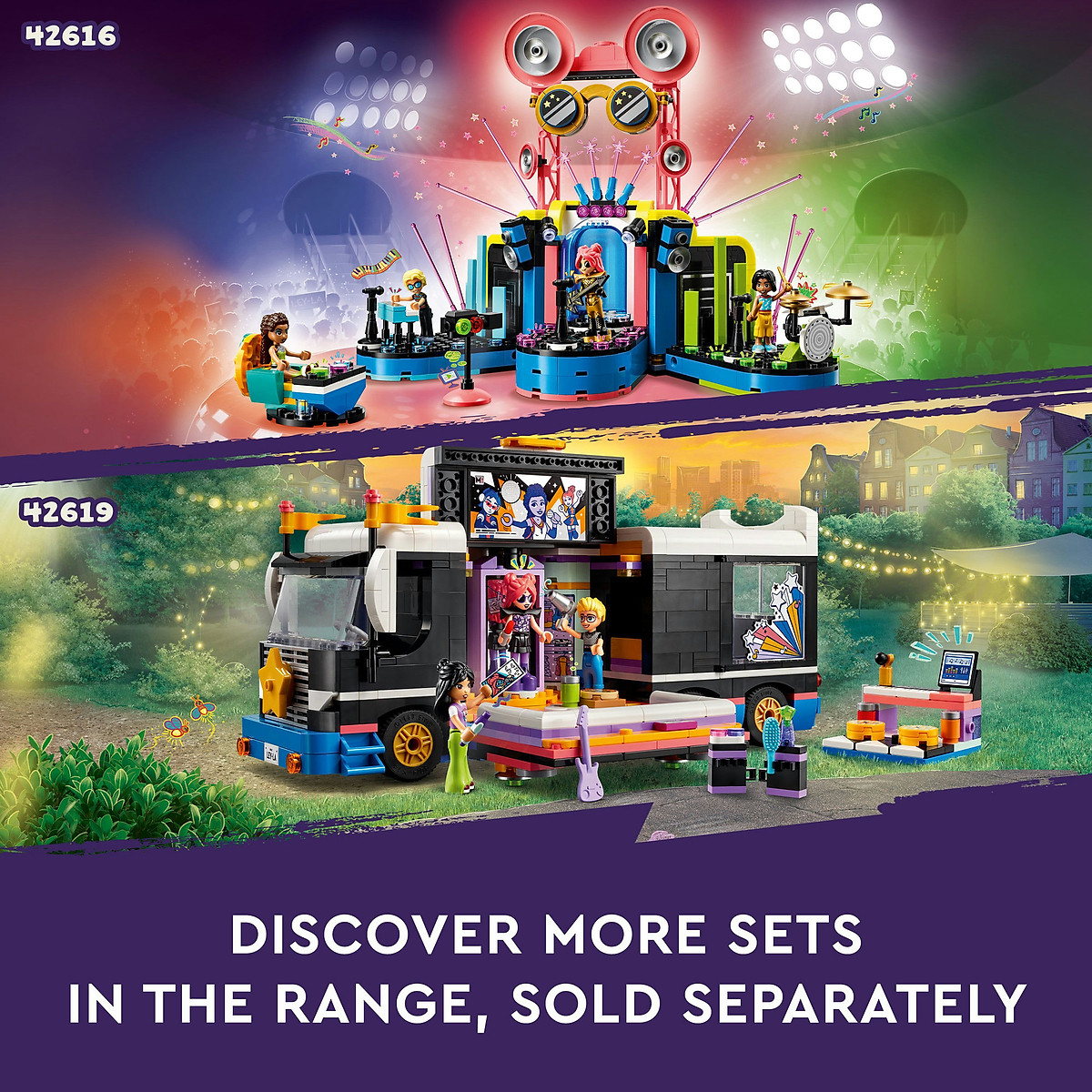 LEGO FRIENDS 42610 Đồ chơi lắp ráp Phòng hát karaoke (196 chi tiết)