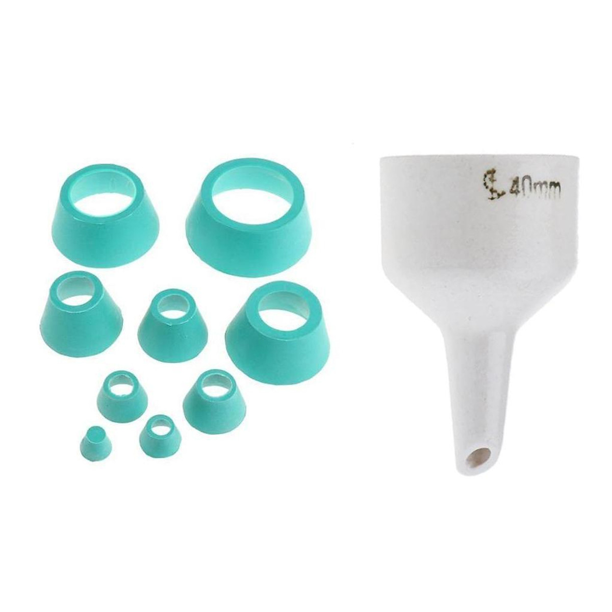 Rubber Stopper Buchner Funnel Flask Filtration Set Tool& Buchner Funnel