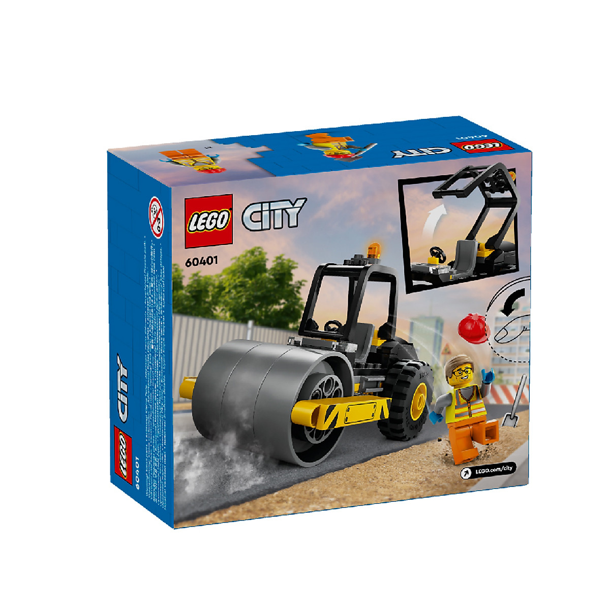 Đồ Chơi Lắp Ráp Xe Lu Công Trình LEGO CITY 60401 (78 chi tiết)