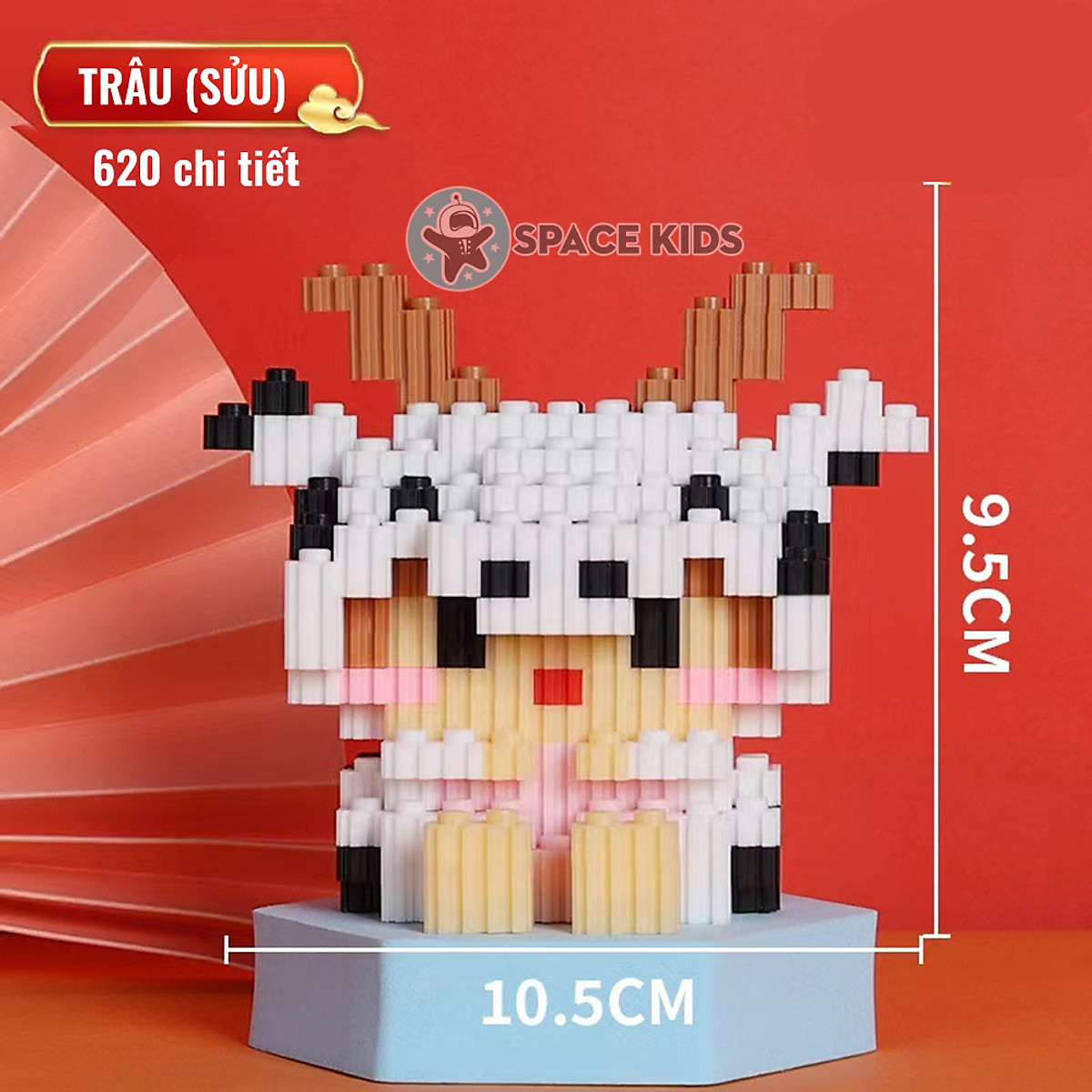 Mẫu thôi nôi  đầy tháng tạo hình 3D con trâu và số 1  Tiệm bánh MiaCake  Đà Nẵng