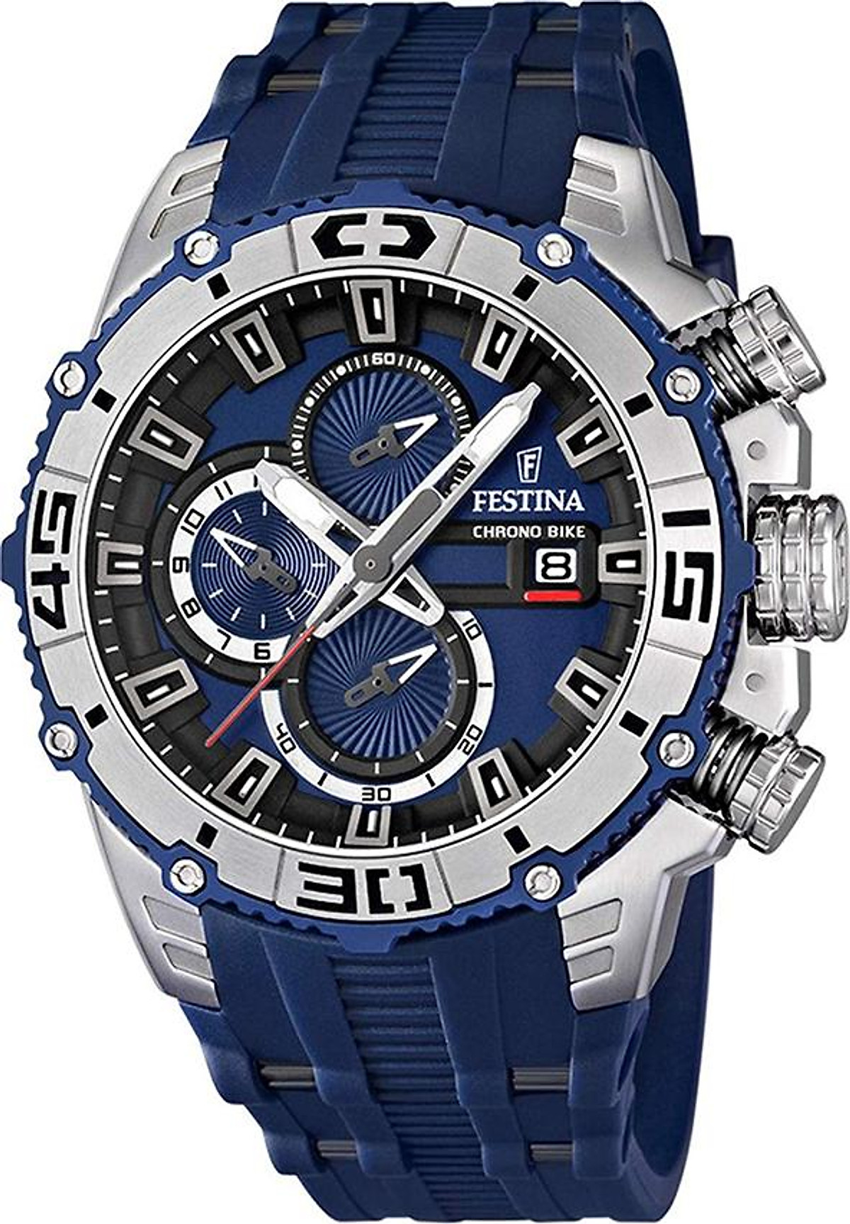 Mua Đồng Hồ Nam Dây Nhựa Festina F16601/1 (46mm) Tiki