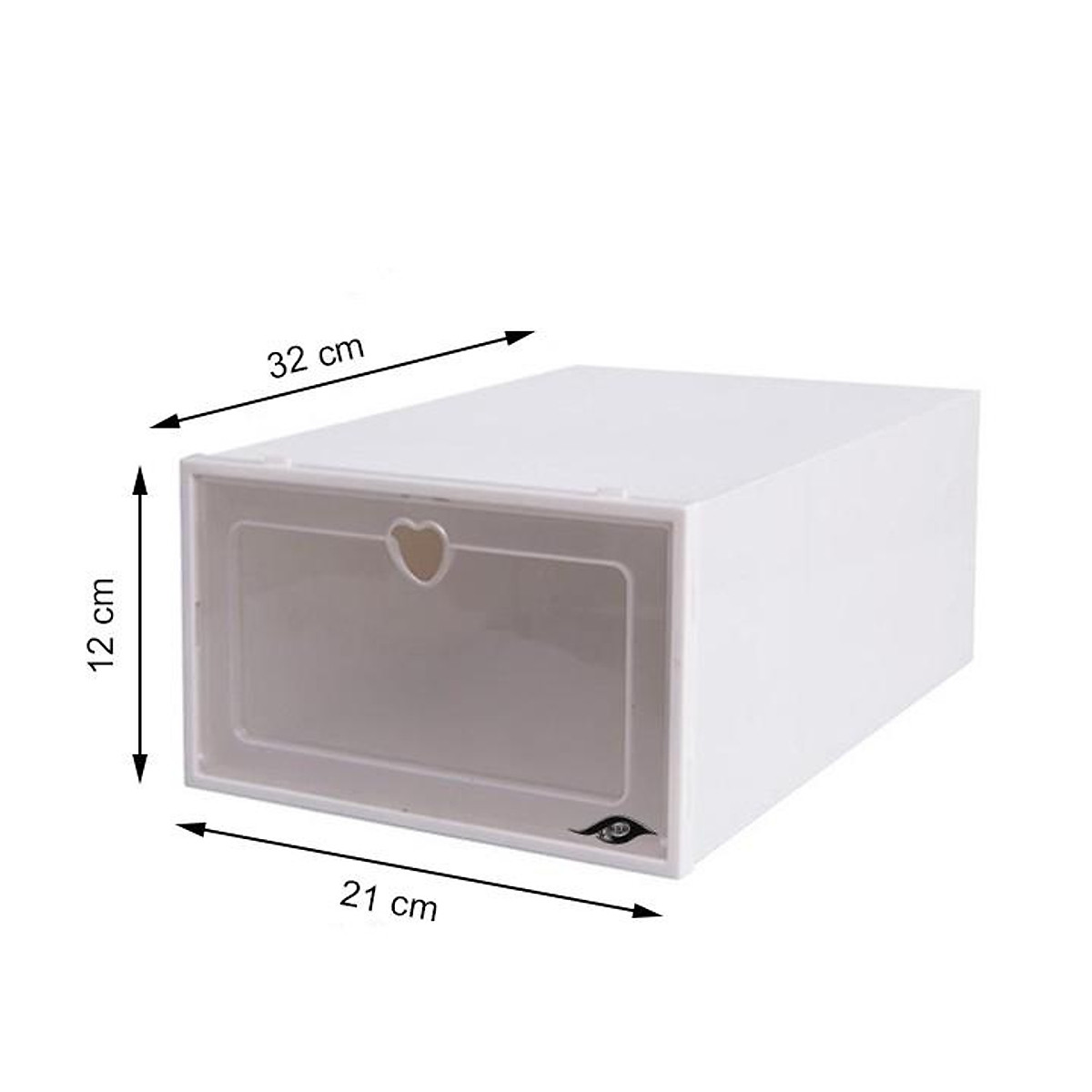 Combo 15 hộp đựng giày nắp lật bằng nhựa dẻo (FSB05)