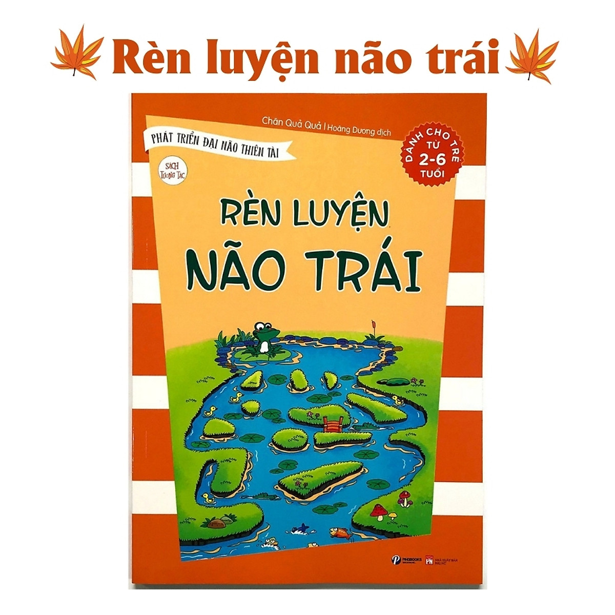 Bộ Sách Phát Triển Đại Não Thiên Tài: Rèn Luyện Não Trái, Não Phải- GIÚP CÂN BẰNG SỰ PHÁT TRIỂN NÃO BỘ CỦA TRẺ 2-6 Tuổi