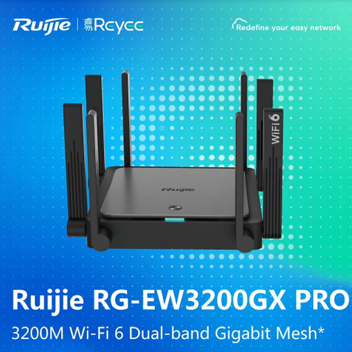 Router Wifi 6 MESH RUIJIE RG-EW3200GX PRO - hàng chính hãng