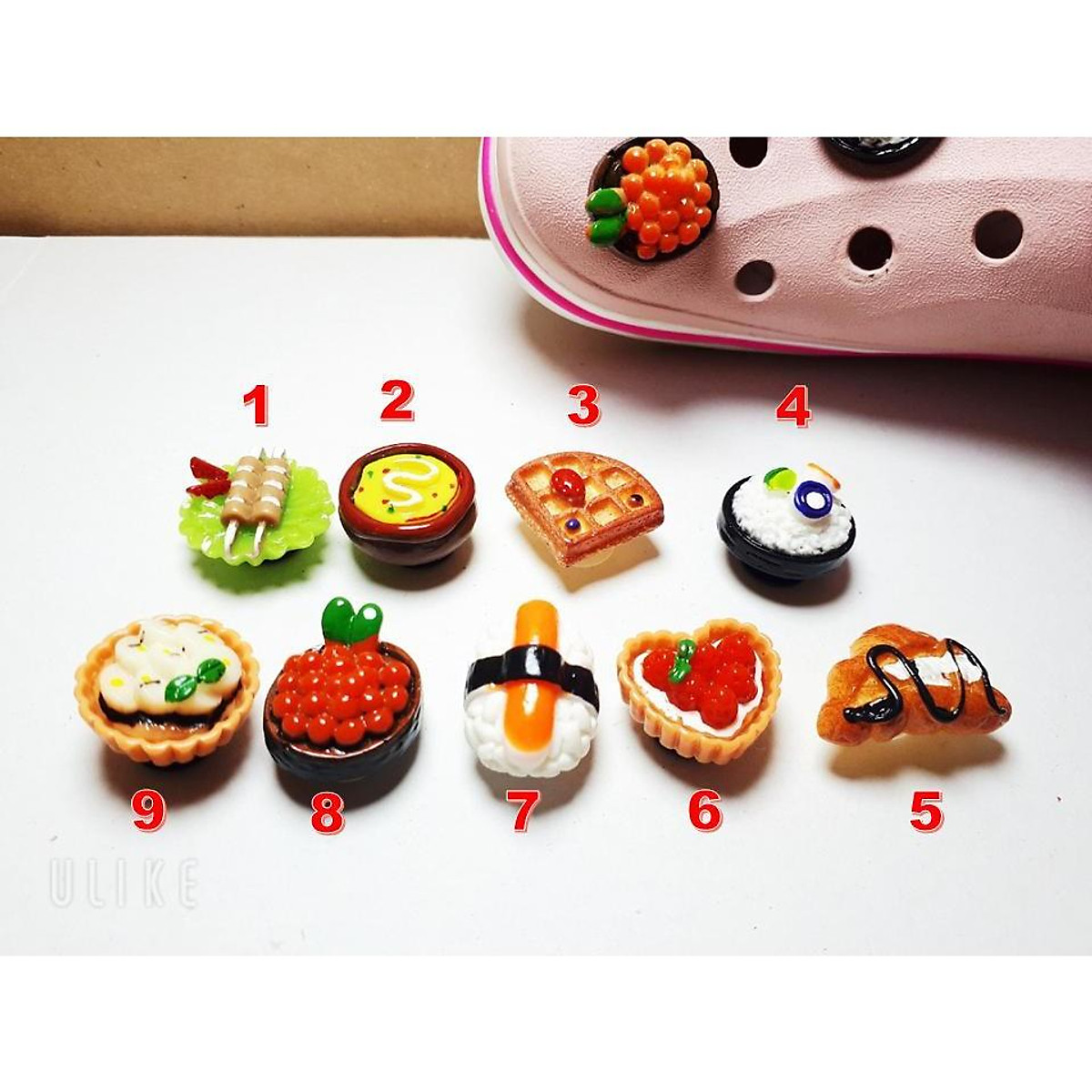 Nút gắn hkdesign/ phụ kiện trang trí mô hình SUSHI các loại - loại đá cứng