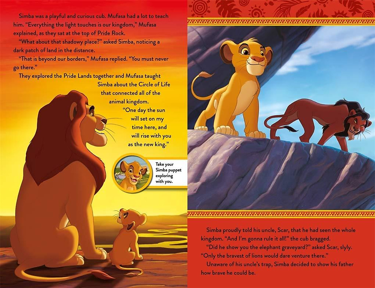 Mua Disney The Lion King Book And Hand Puppet Tại Nhà Sách Fahasa | Tiki