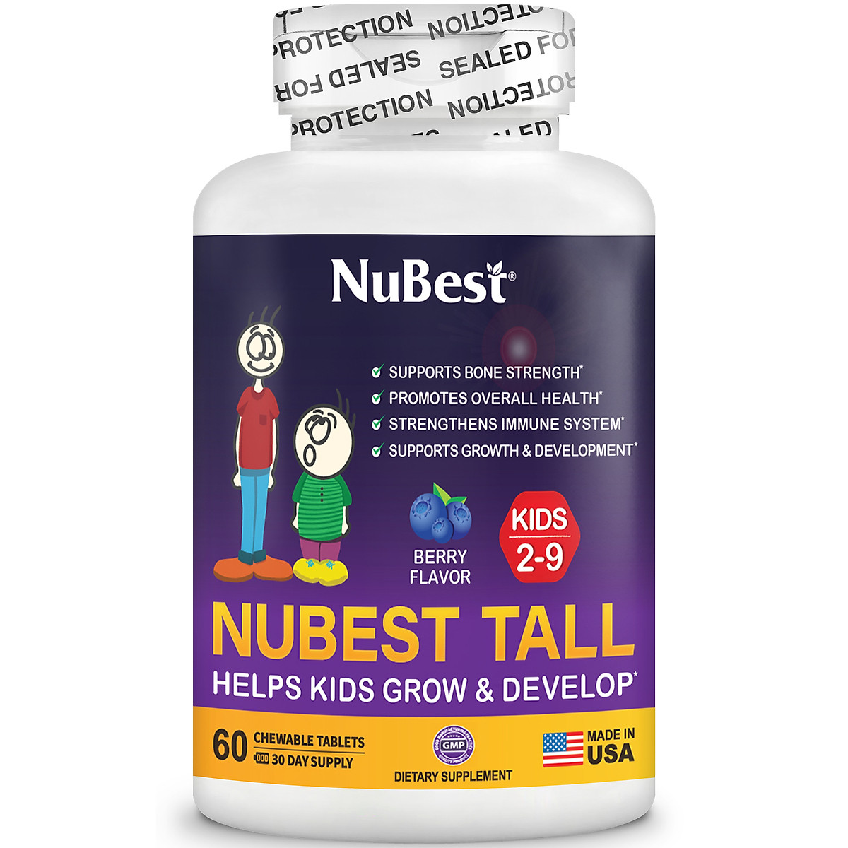 TPBVSK hỗ trợ Tăng Chiều Cao NuBest Tall Kids cho Trẻ từ 2-9 Tuổi