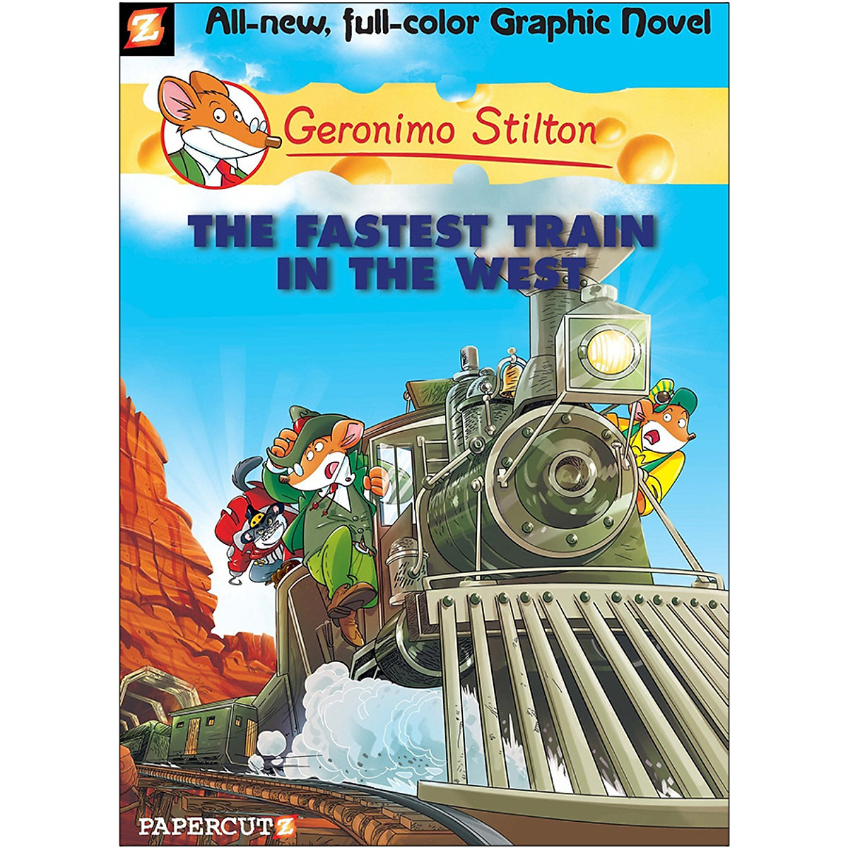 Geronimo Stilton: The Fastest Train In The West (All-new, full-color Graphic Novel)