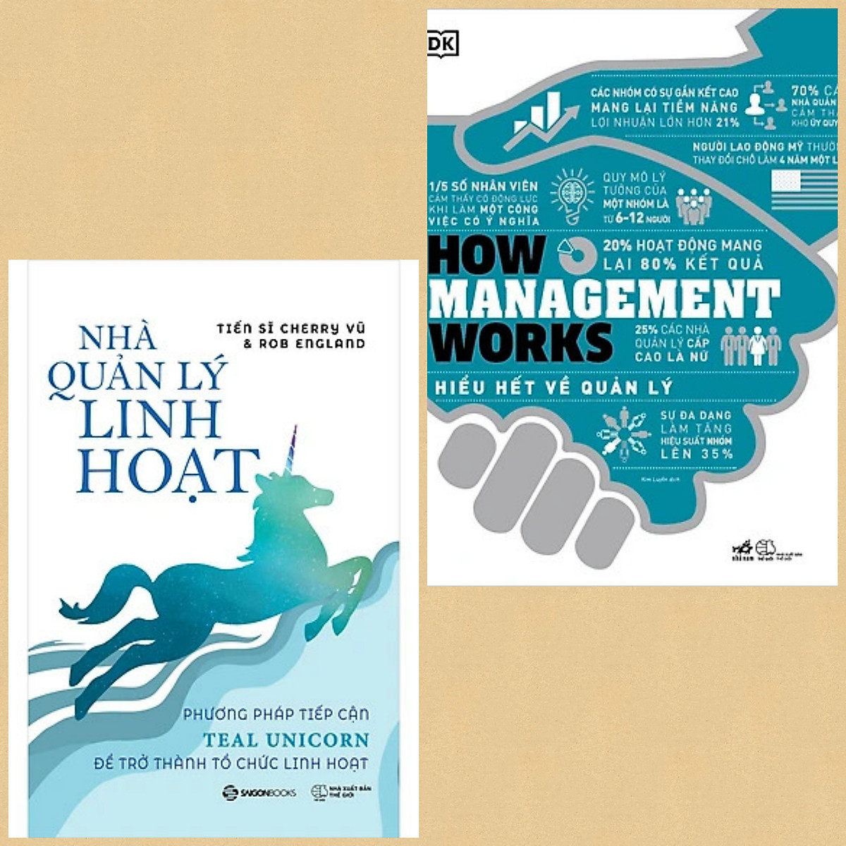 Combo 2Q: Nhà Quản Lý Linh Hoạt + How Management Works - Hiểu Hết Về Quản Lý (Sách Quản Lý/Quản Trị Nhân Lực Thành Công)