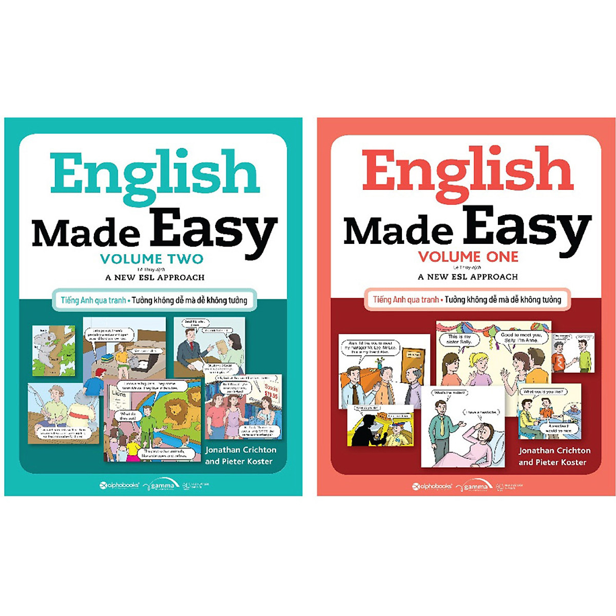 Combo 2 Cuốn: English Made Easy: Volume 1+ Volume 2