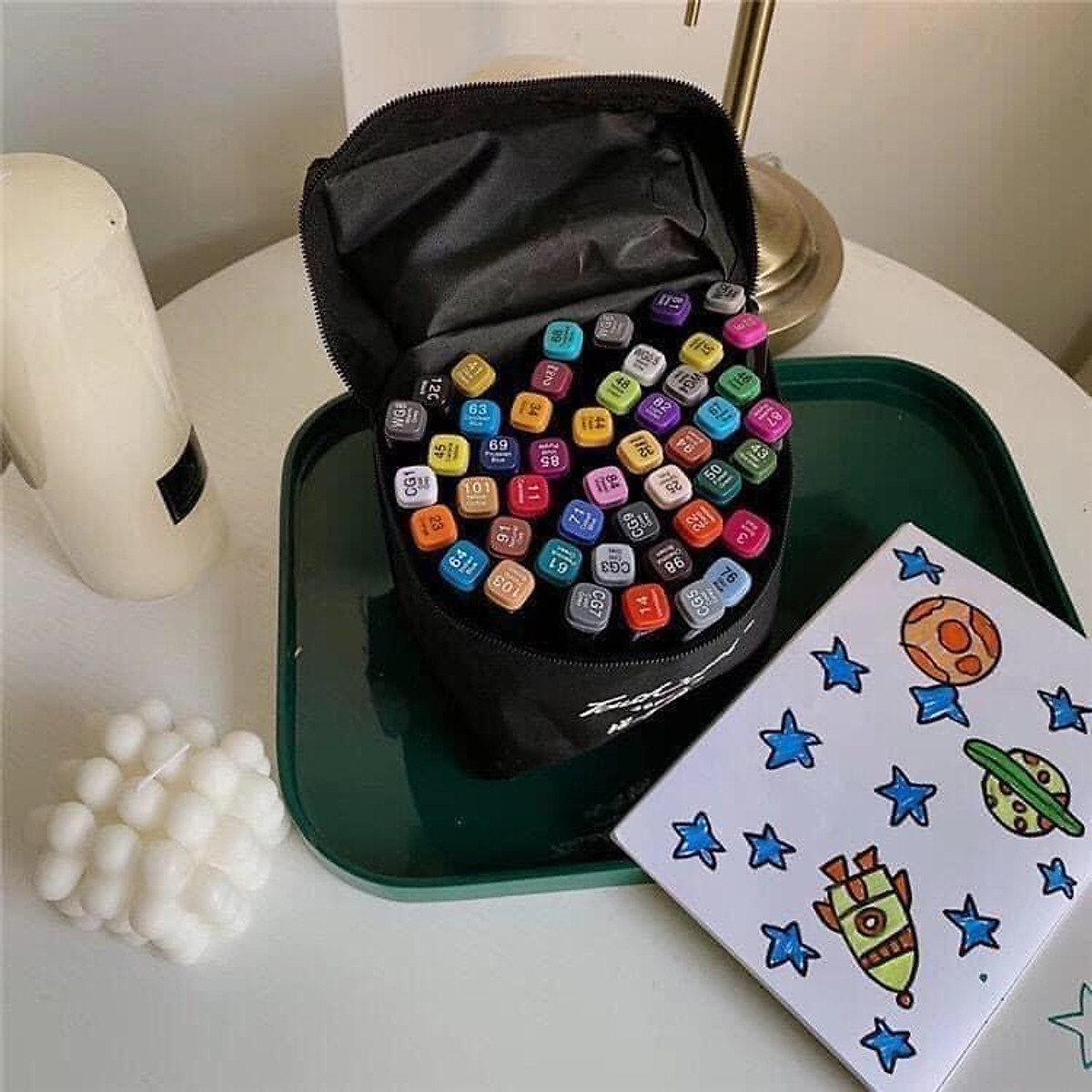 Bút màu Marker Touch Cool họa cụ tô màu dạ vẽ tranh anime Bộ 48 chi Bút Màu Marker Touch Cool Họa Cụ Tô Màu Dạ Vẽ Tranh Anime Bộ 48 Chi