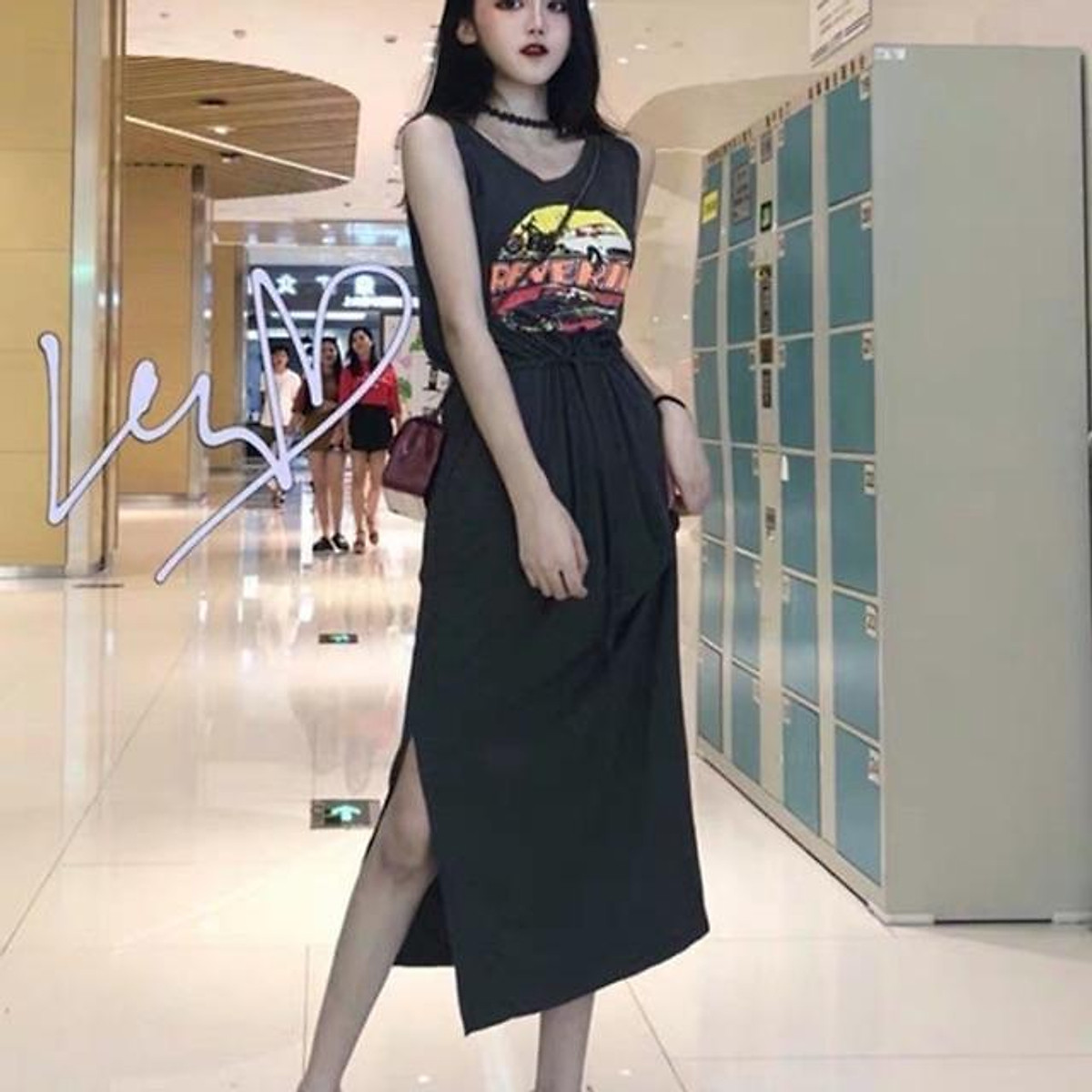váy maxi thun giá tốt Tháng 7 2023  Mua ngay  Shopee Việt Nam