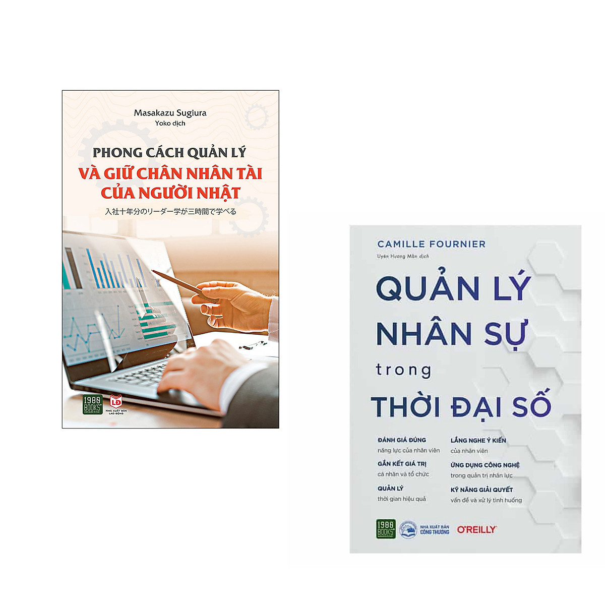 •Combo 2Q: Phong Cách Quản Lý Và Giữ Chân Nhân Tài Của Người Nhật+ Quản Lý Nhân Sự Trong Thời Đại Số / Tặng kèm Bookmark Happy Life 