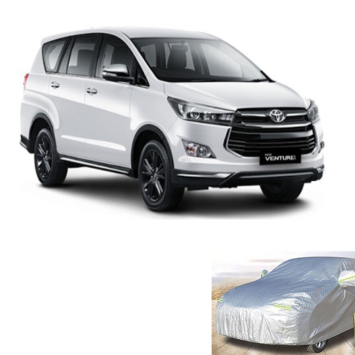 Bạt phủ ô tô, xe hơi tráng nhôm cao cấp dành cho các loại xe
