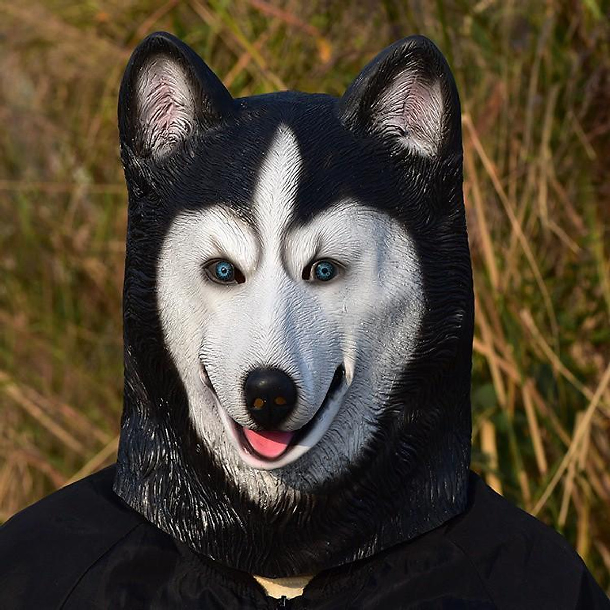 MẶT NẠ HUSKY chó ngáo trùm đầu hóa trang chó shiba chó ngáo chó ...