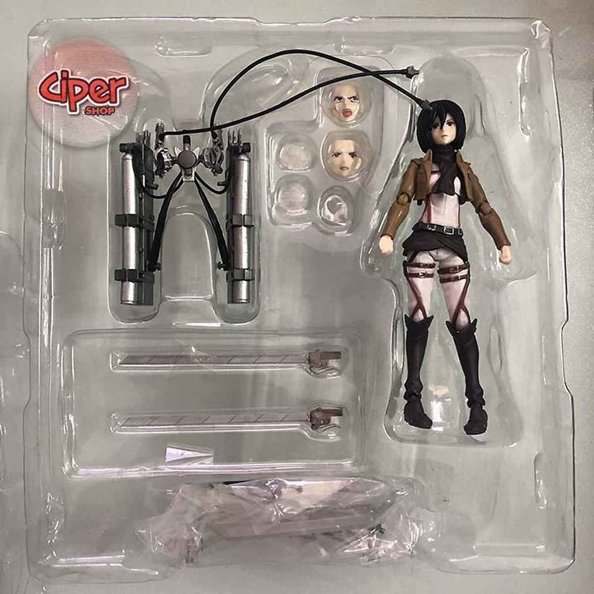 Mô hình Attack On Titan  Mikasa Ackerman  Mikasa trong trang phục Trinh  sát binh đoàn  Fullbox