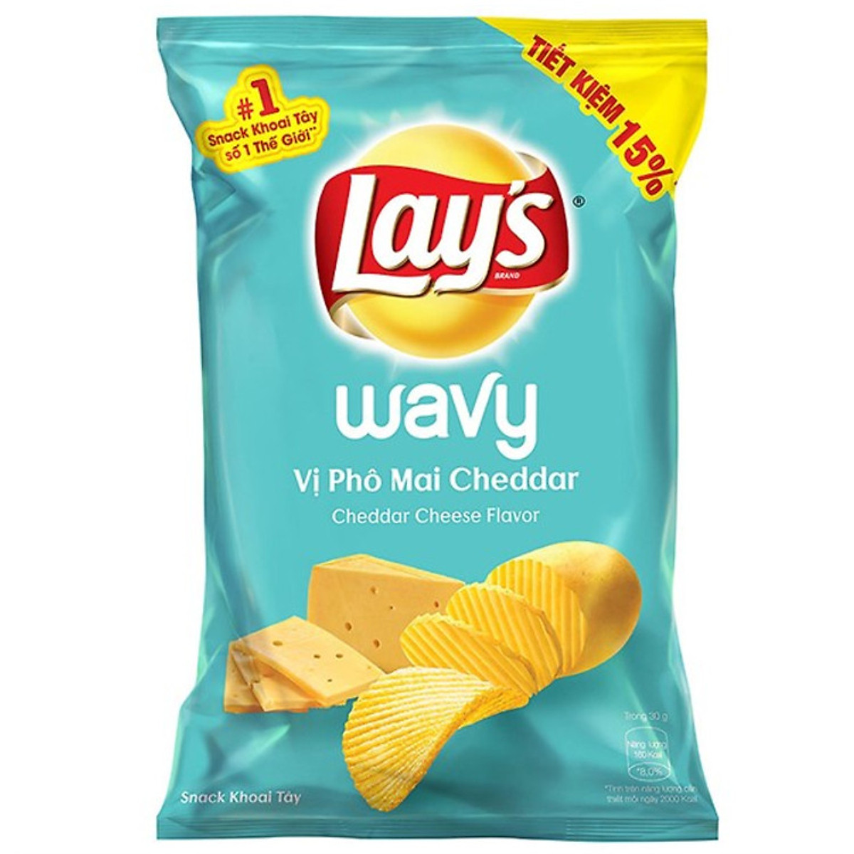 Snack khoai tây Lay's Wavy vị phô mai Cheddar 95g - 21167 shop ...