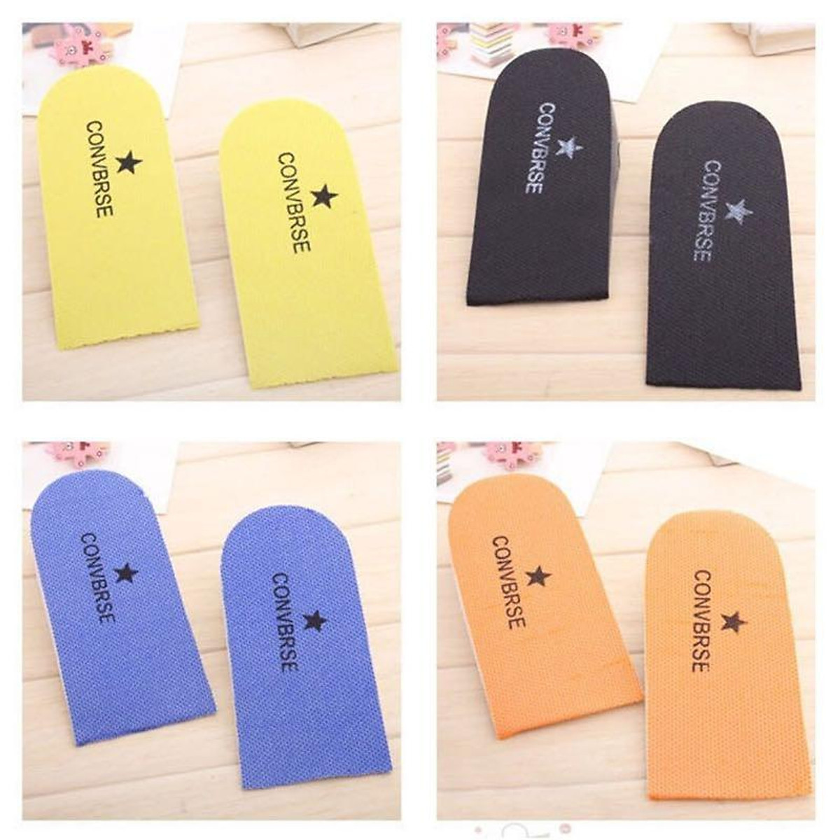Set 8 miếng độn đế giầy tăng chiều cao nhiều màu Dma store
