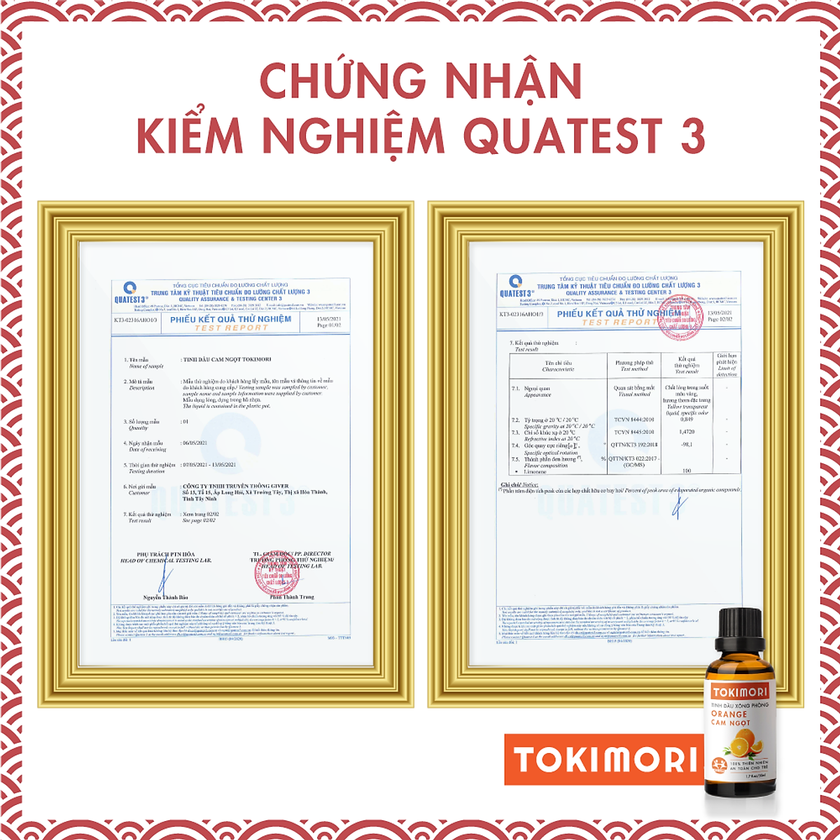 Tinh Dầu Cam Ngọt TOKI MORI Xuất Khẩu Nhật Bản (50ml) 100% Thiên Nhiên, Xông Phòng, Khử Mùi, Kháng Khuẩn, Đuổi Muỗi, Ngủ Ngon, Giảm Stress, An Toàn Cho Trẻ.