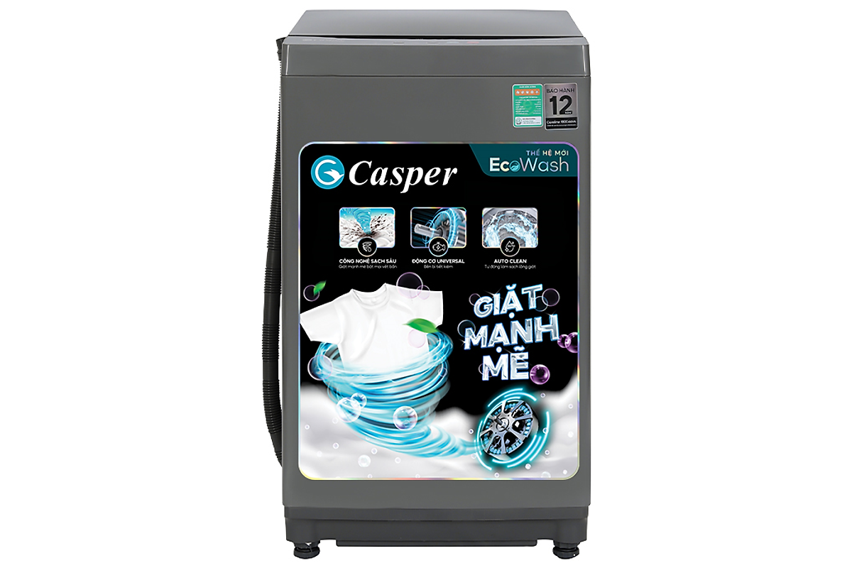 Máy giặt Casper 8.5 kg WT-85NG1 - Hàng chính hãng - Chỉ giao HCM