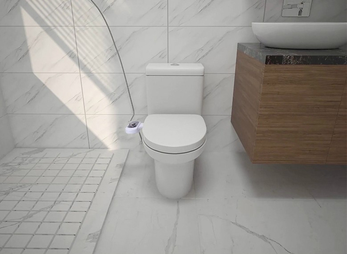 Vòi Rửa Xịt Vệ Sinh Thông Minh Luva Bidet LB201, 2 Vòi Rửa, Hàng Chính Hãng, Không Dùng Điện, Tự Rửa Vòi Phun