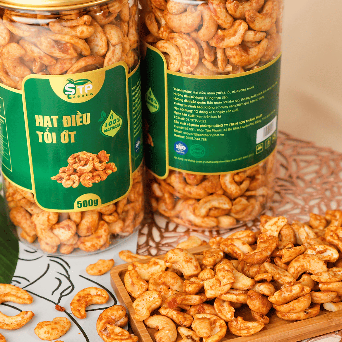 Combo Tiết Kiệm] Combo 3 Món Hạt Điều Tỏi Ớt PSL Cashew Gồm 1 Hũ ...