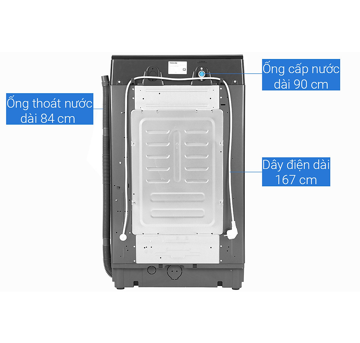 Máy giặt cửa trên Toshiba Inverter 9.0 kg AW-DK1000FV(KK) Model 2020 - Chỉ giao HCM