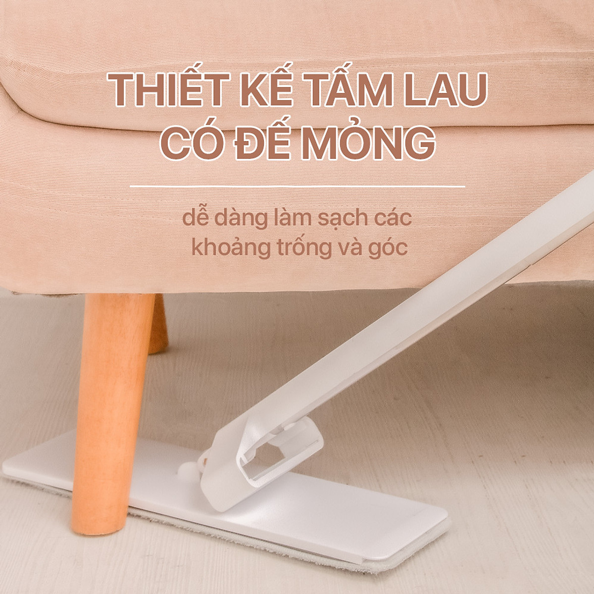 Cây lau nhà tự vắt thông minh sợi microfiber