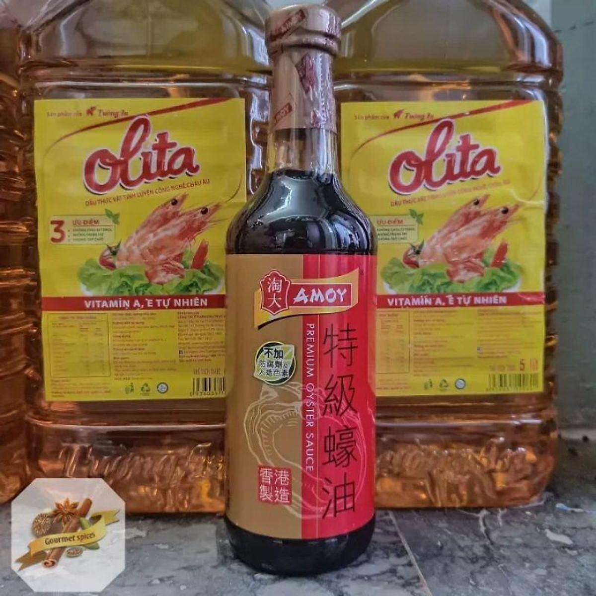 Dầu Hào Cao cấp Amoy 555gr / Premium Oyster Sauce HK Tiki