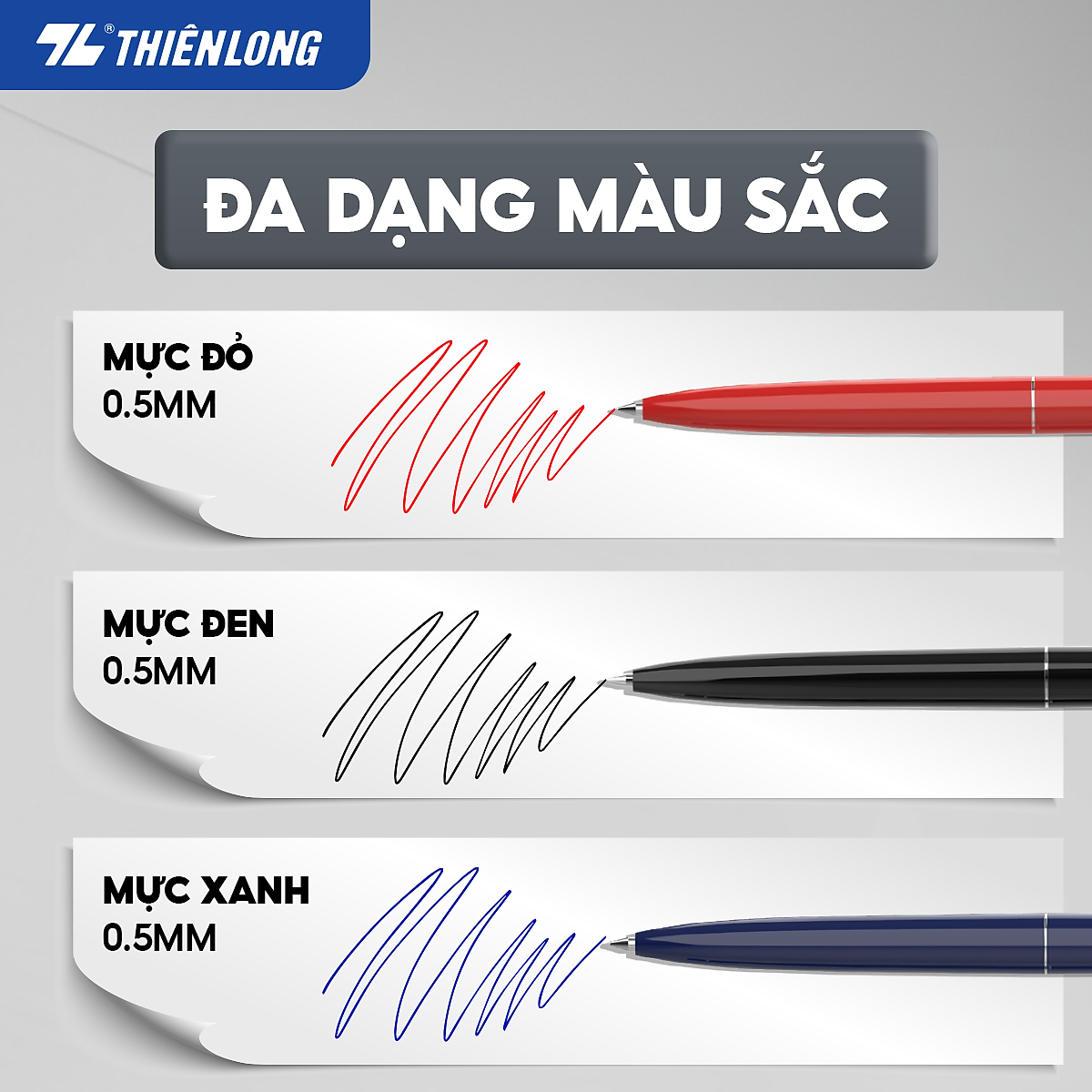Combo 5 Cây Bút Bi Thiên Long TL-031